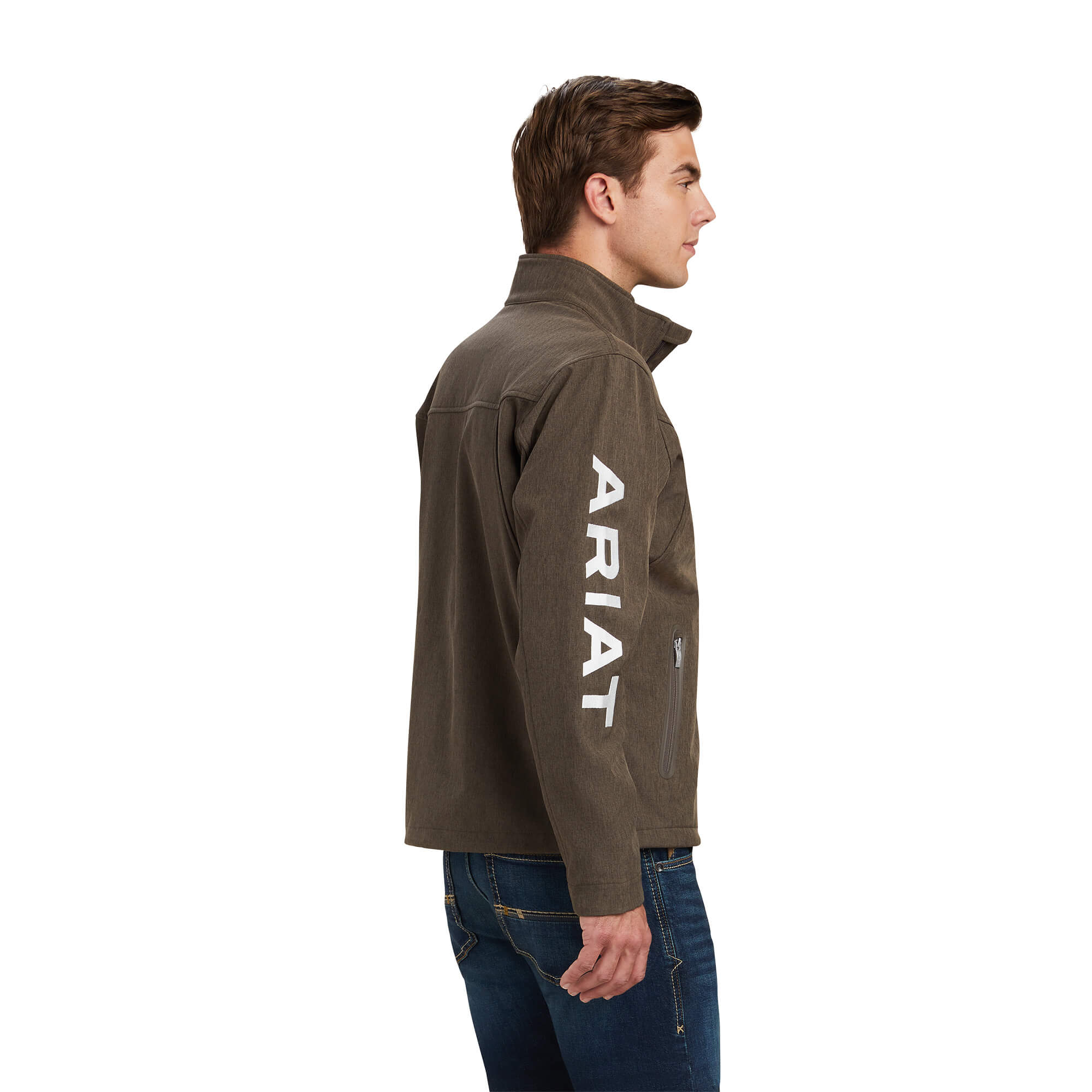 Ariat Banyan Bark Heather New Team Softshell Jacket