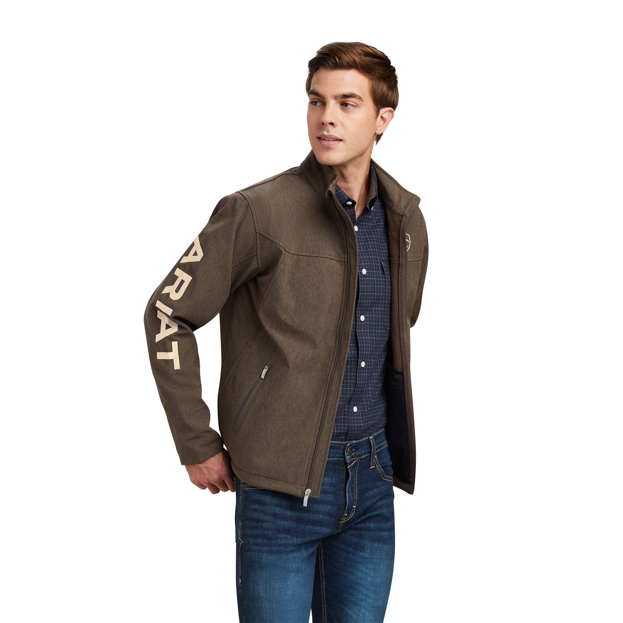 Ariat Banyan Bark Heather New Team Softshell Jacket