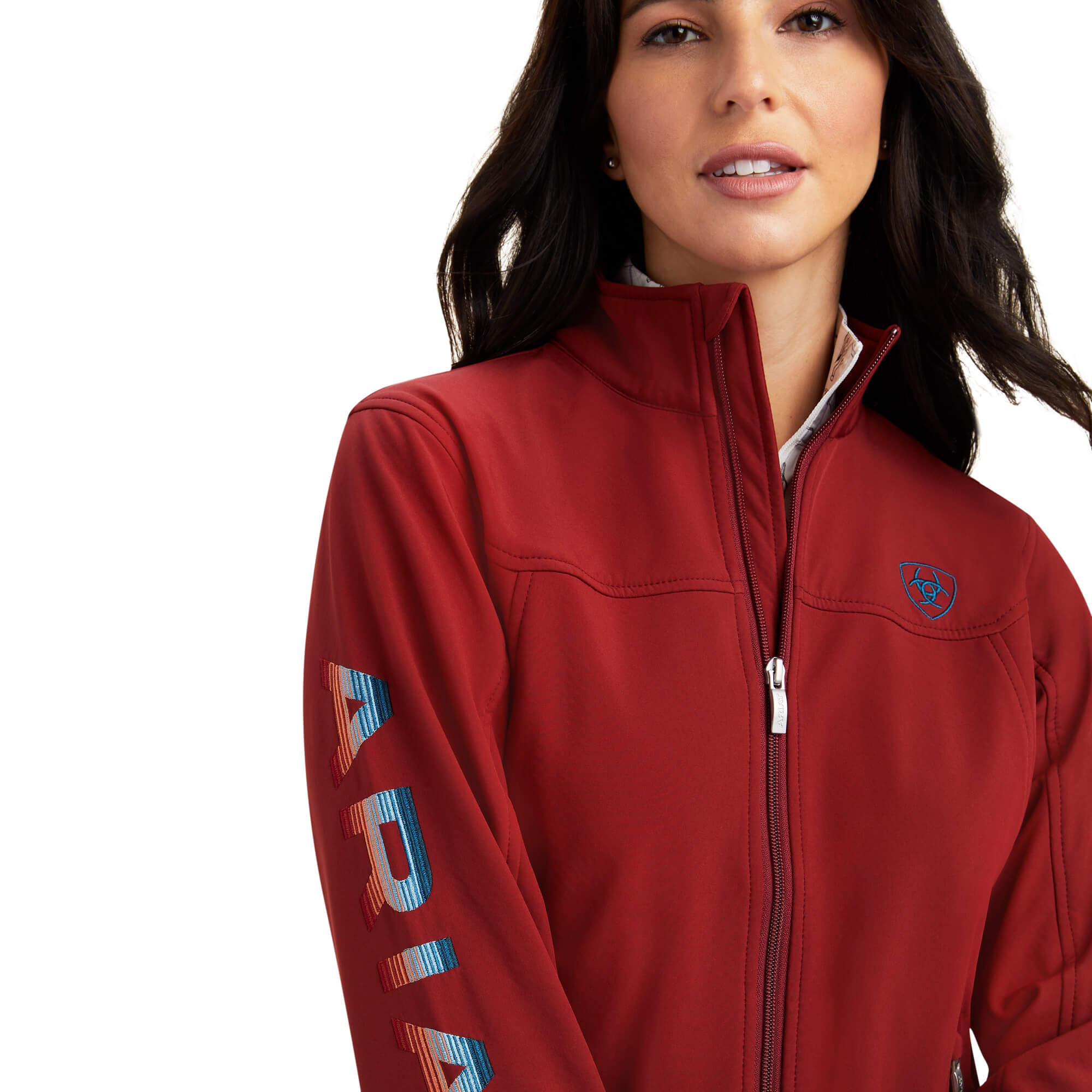 Ariat Women's Rogue Red Celestial Serape New Team Softshell Jacket