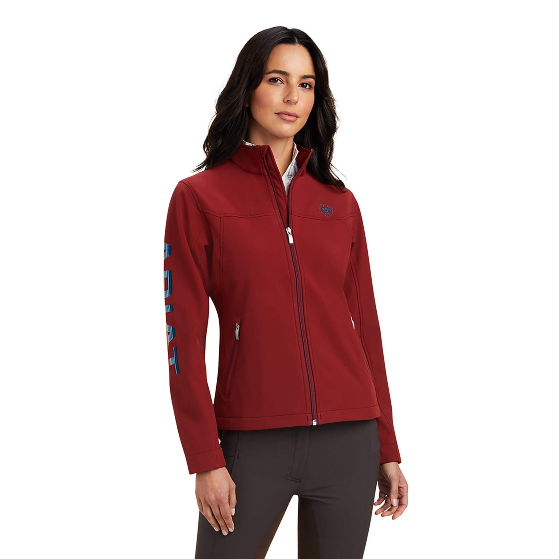 Ariat Women's Rogue Red Celestial Serape New Team Softshell Jacket