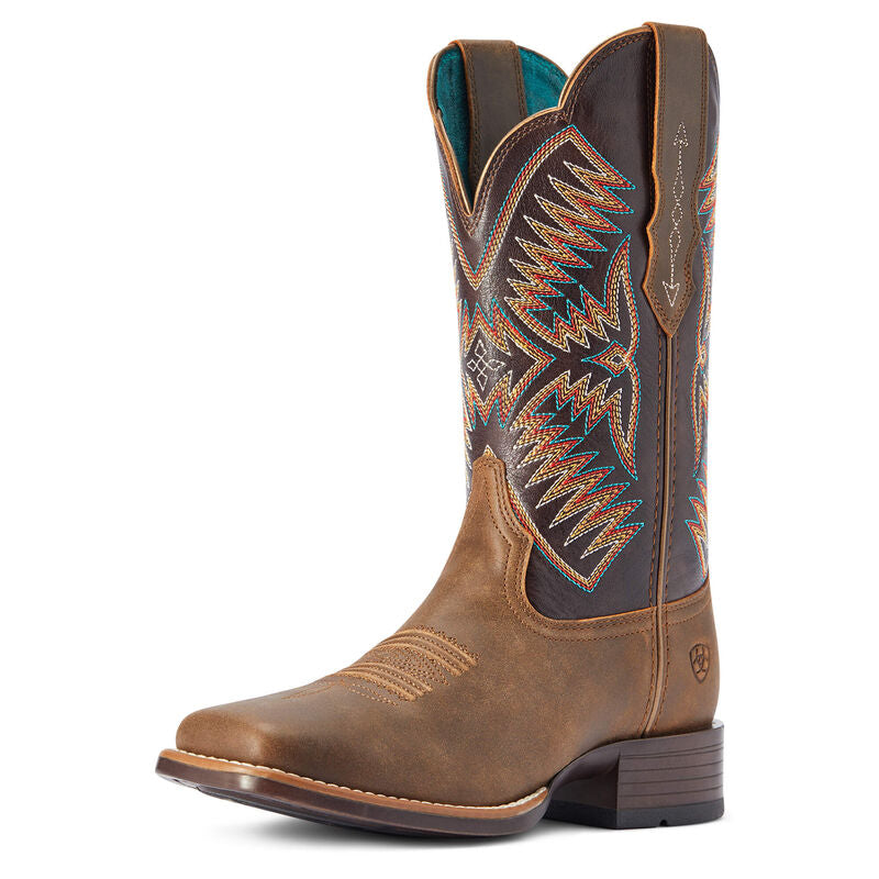 Ariat Women's Faithful Brown Odessa StretchFit Western Boot