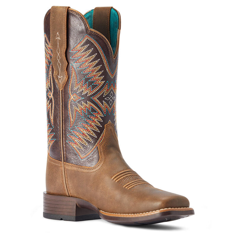 Ariat Women's Faithful Brown Odessa StretchFit Western Boot