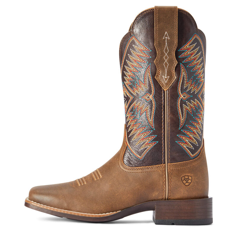 Ariat Women's Faithful Brown Odessa StretchFit Western Boot