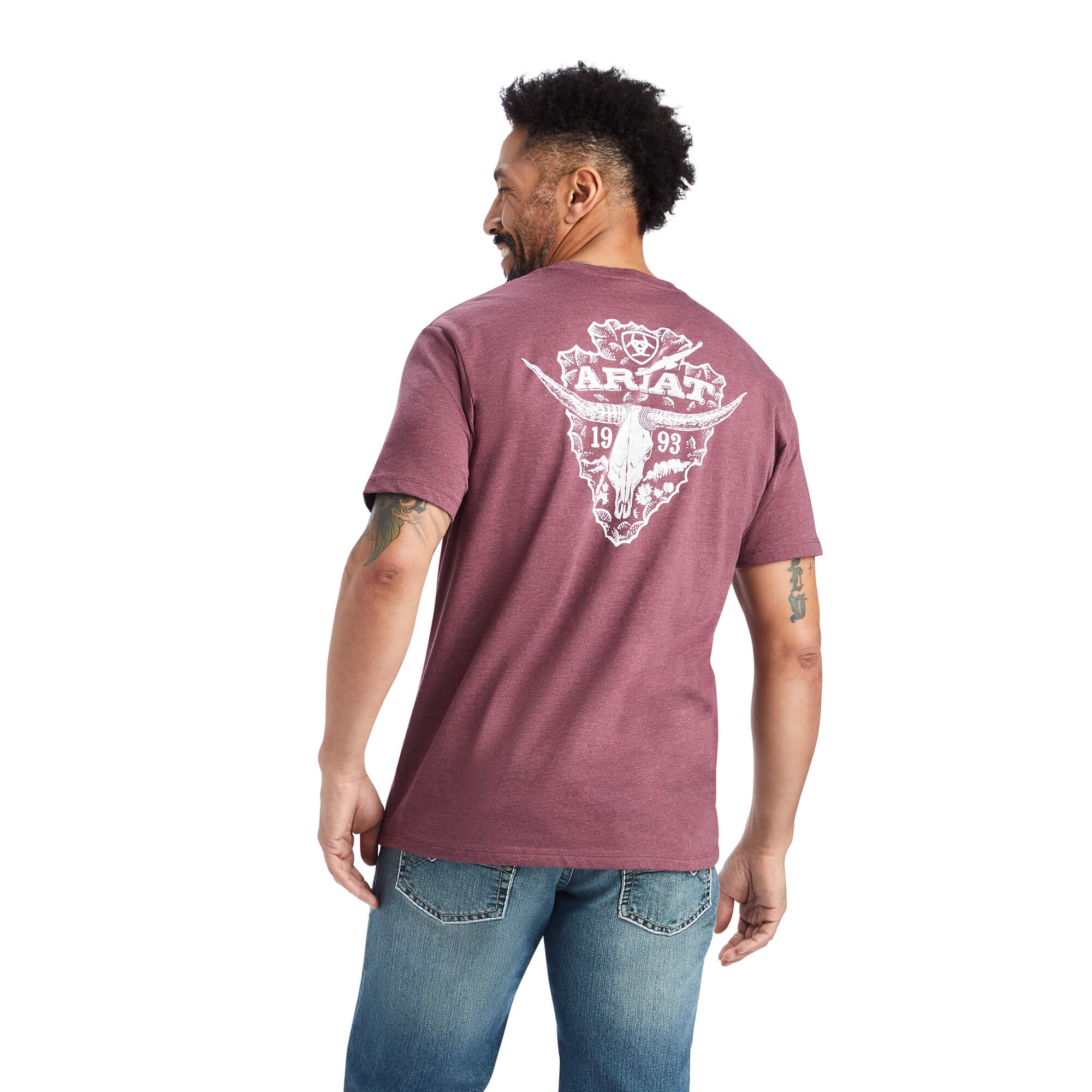 Ariat Arrowhead 2.0 Burgundy Heather T-Shirt