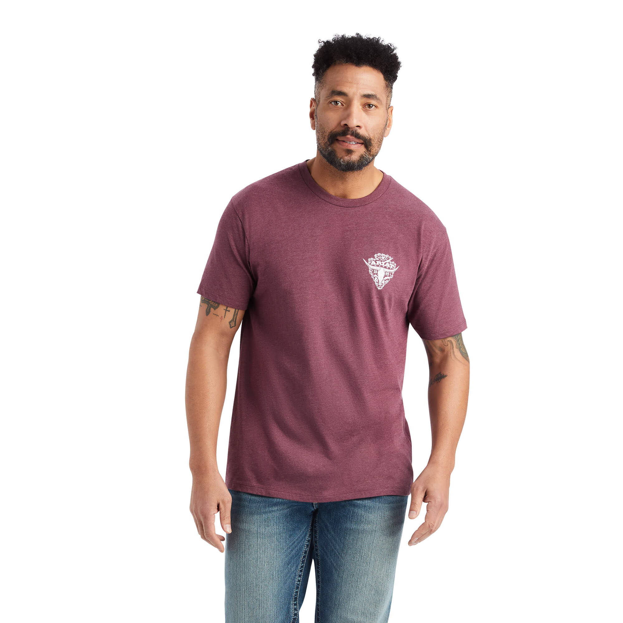 Ariat Arrowhead 2.0 Burgundy Heather T-Shirt