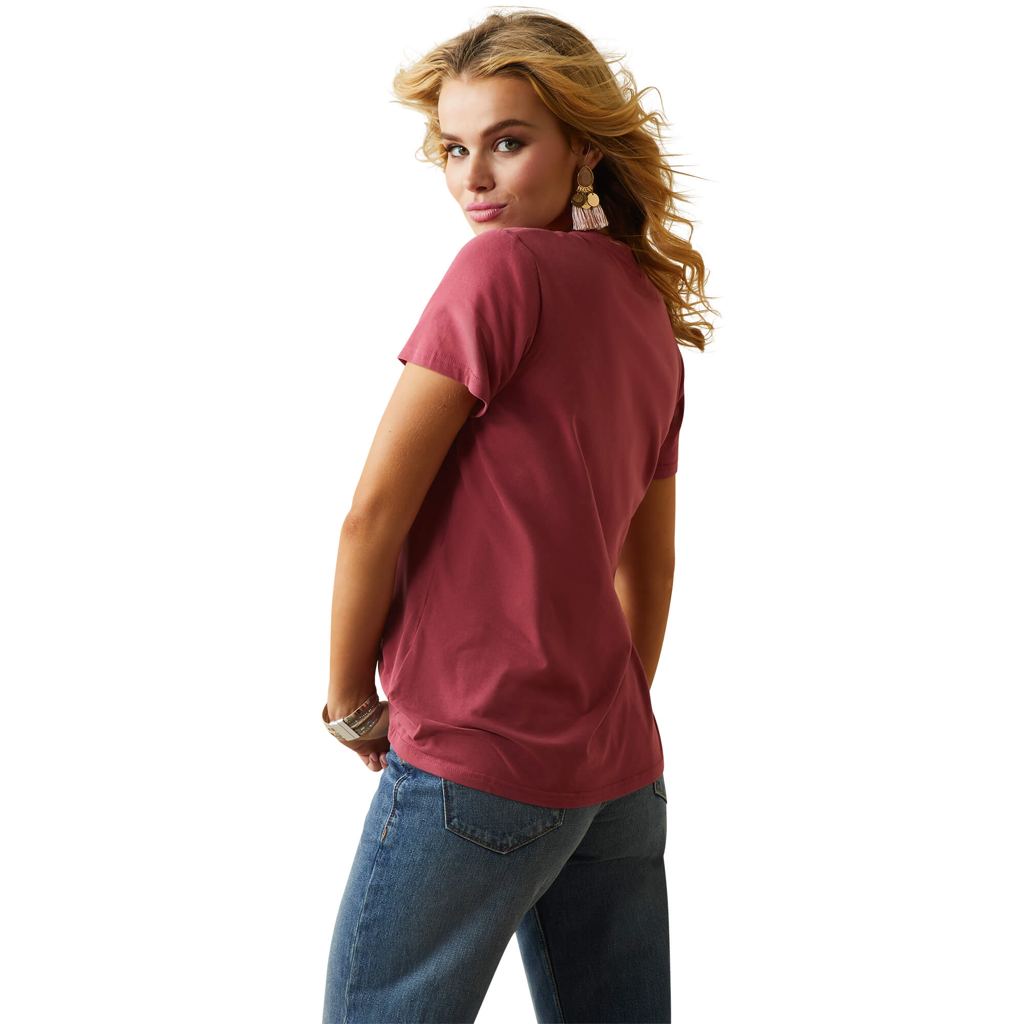Ariat Women's Earth Red Real Durable Goods Tee