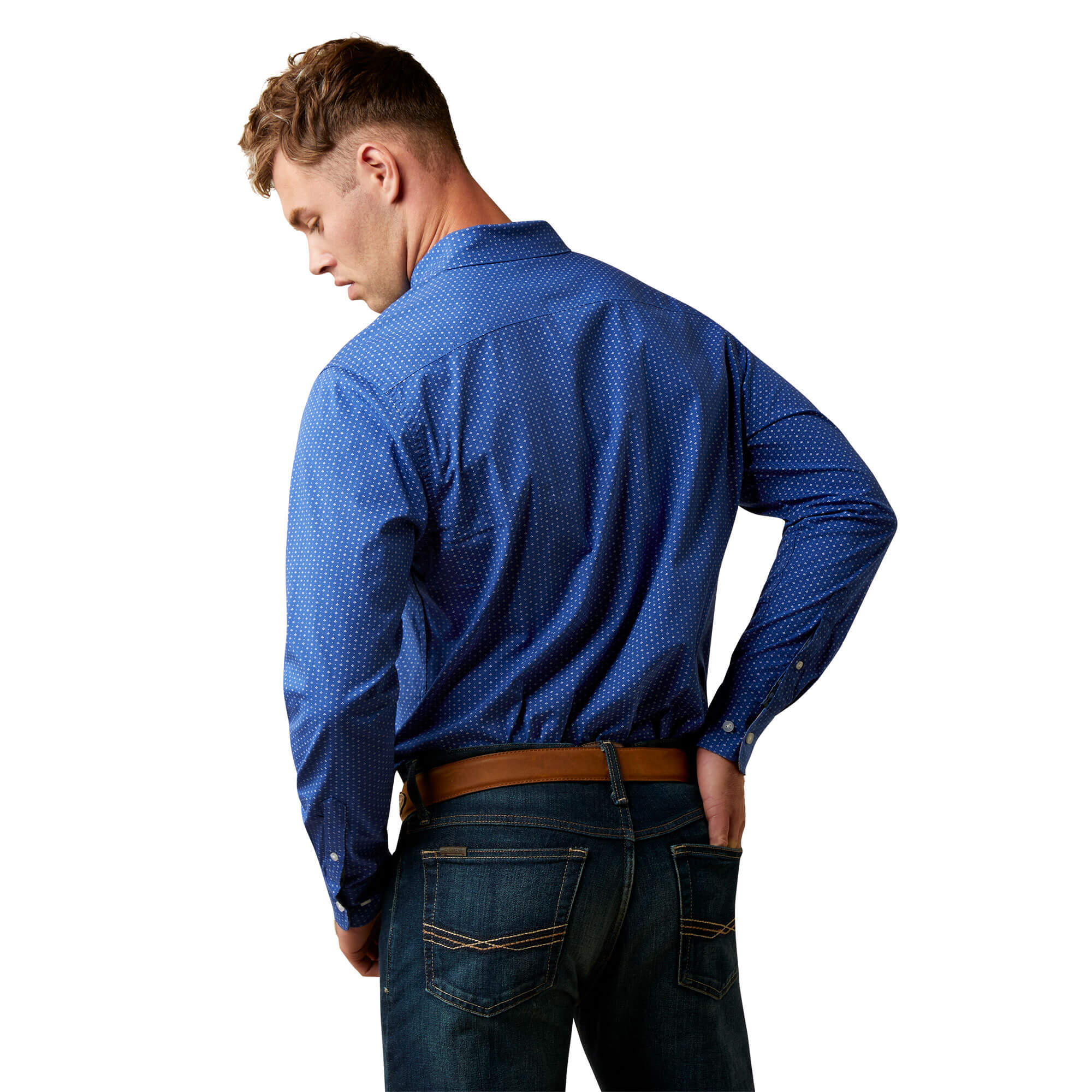 Ariat Ditsy Stretch Modern Fit Long Sleeve Shirt