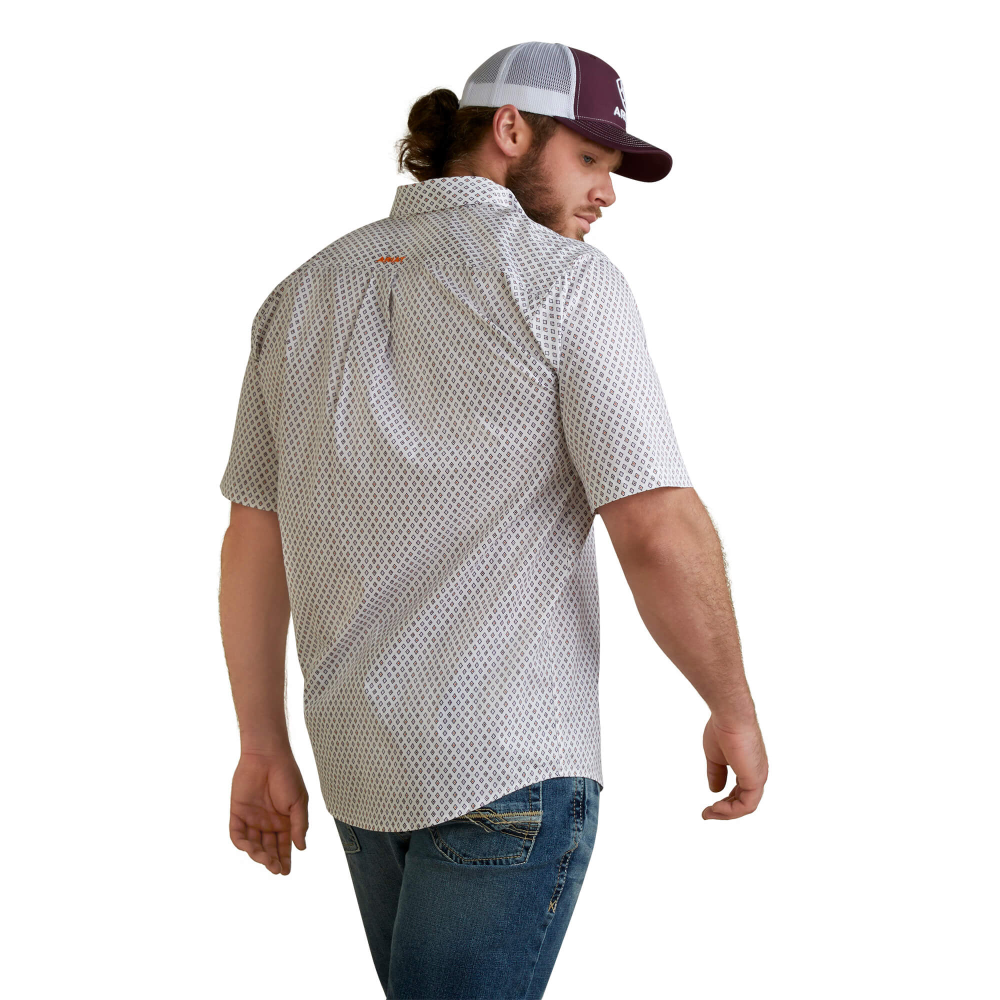 Ariat White Mayson Classic Short Sleeve Shirt