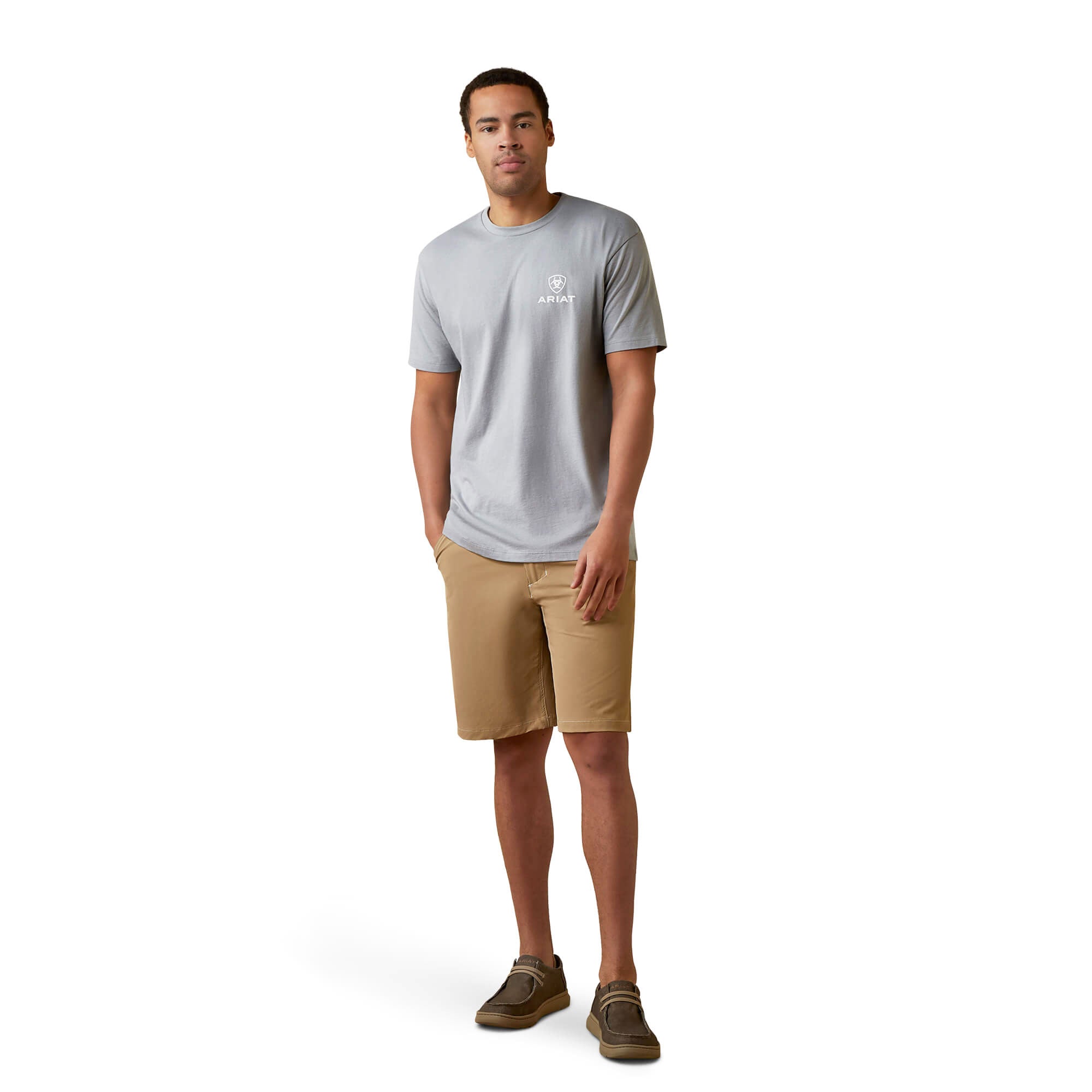 Ariat Stone Heather Offset Circle T-Shirt