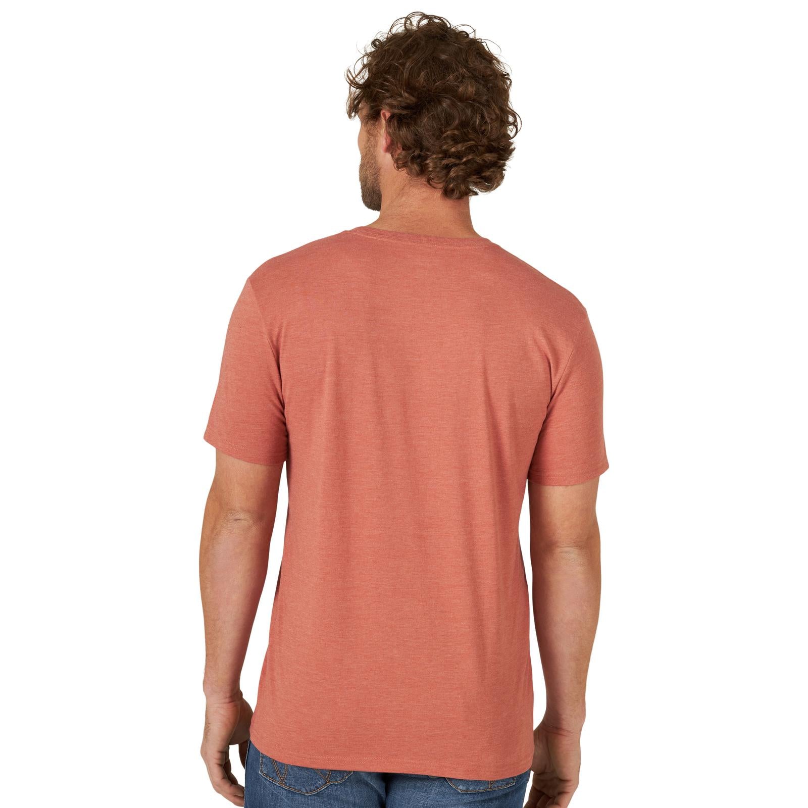 Wrangler Redwood Heather Graphic Print T Shirt