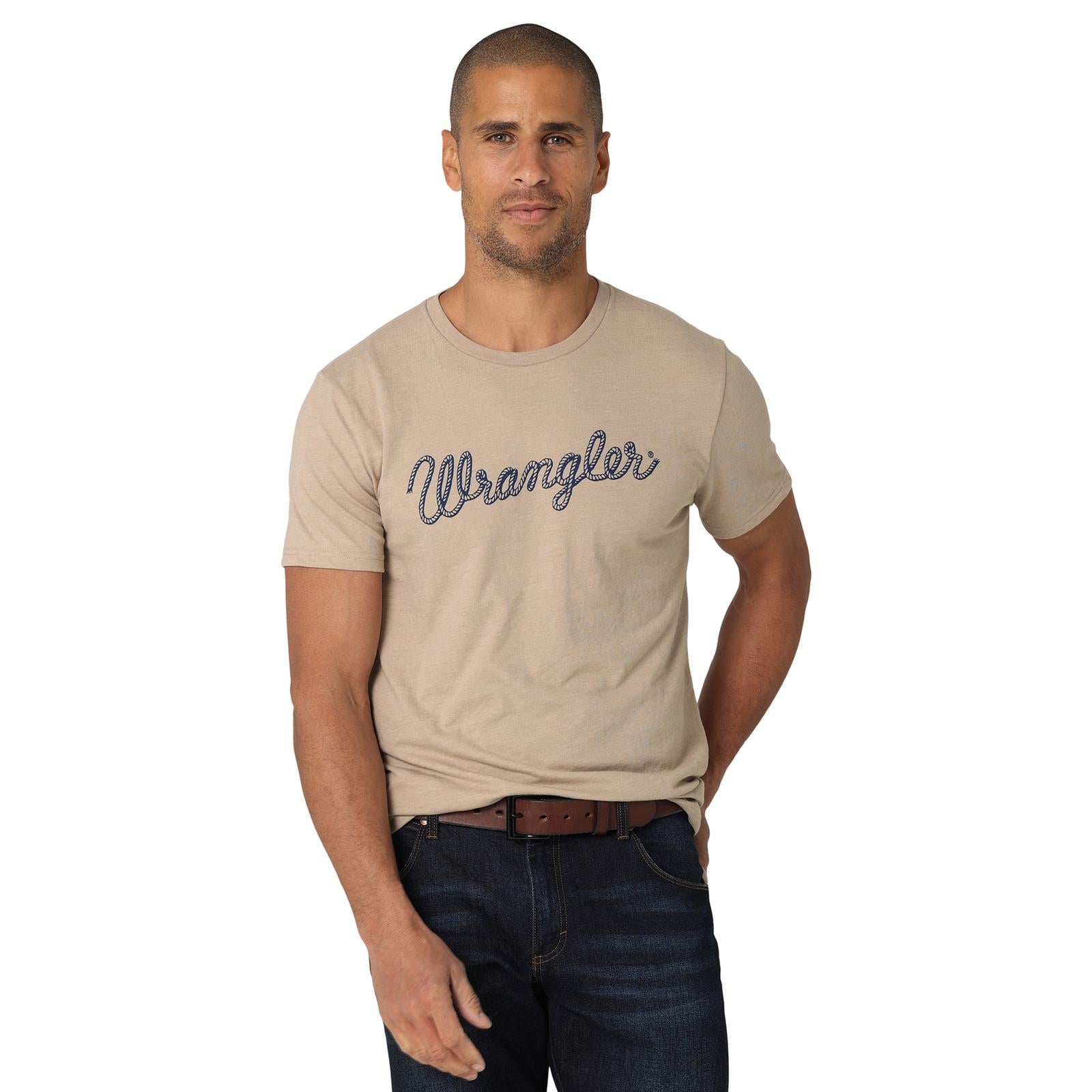 Wrangler Trenchcoat Rope Logo T Shirt