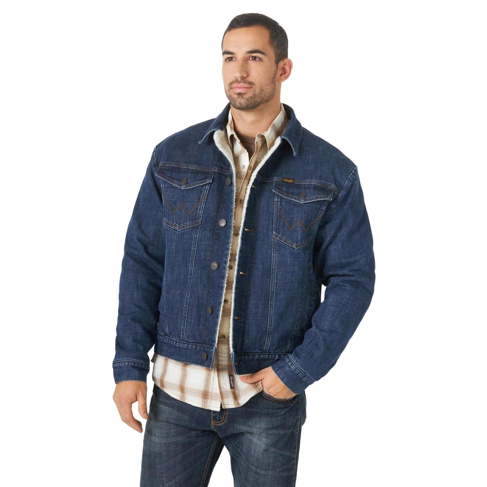 Wrangler® Retro Sherpa Lined Denim Jacket