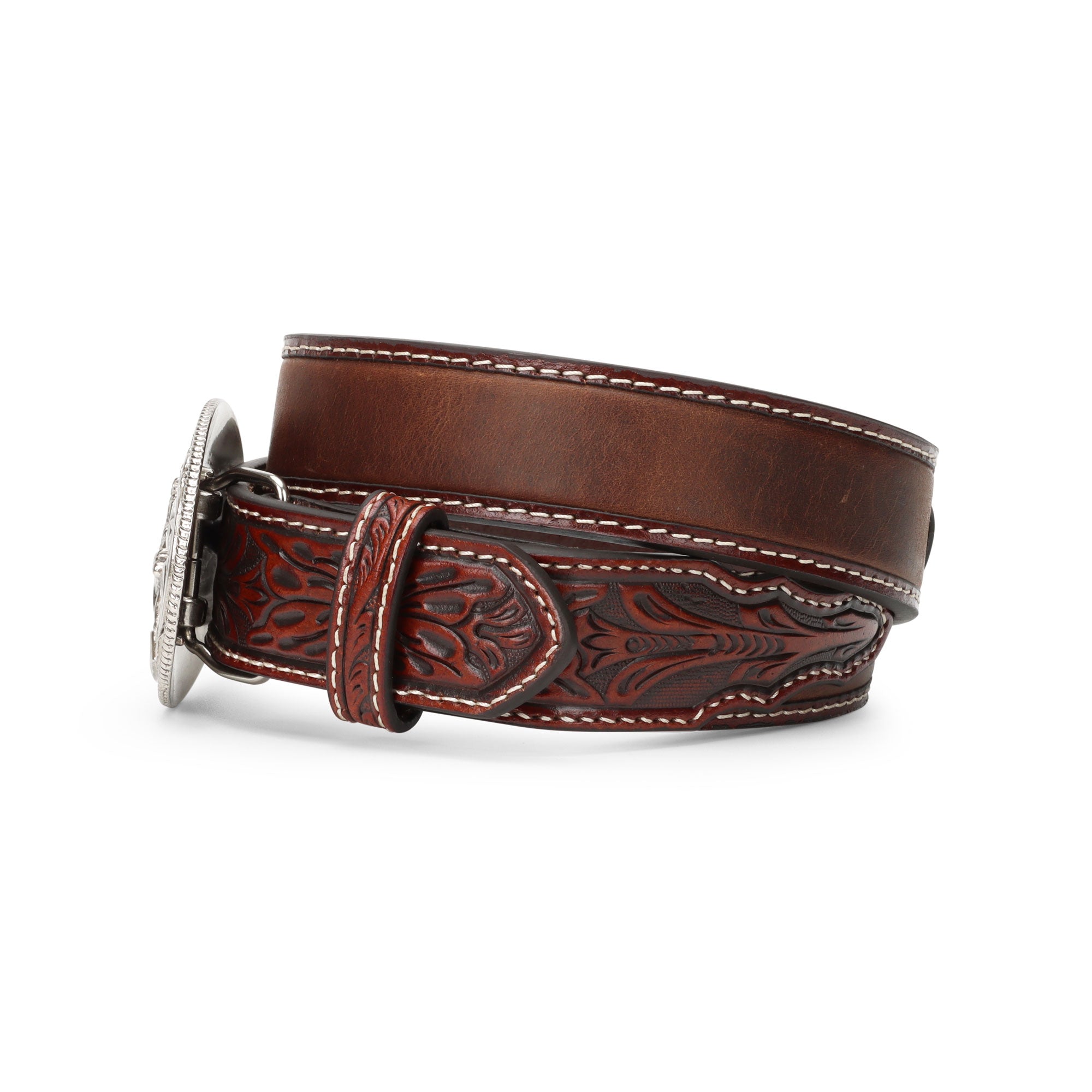 Ariat Youth Brown Bull Rider Belt