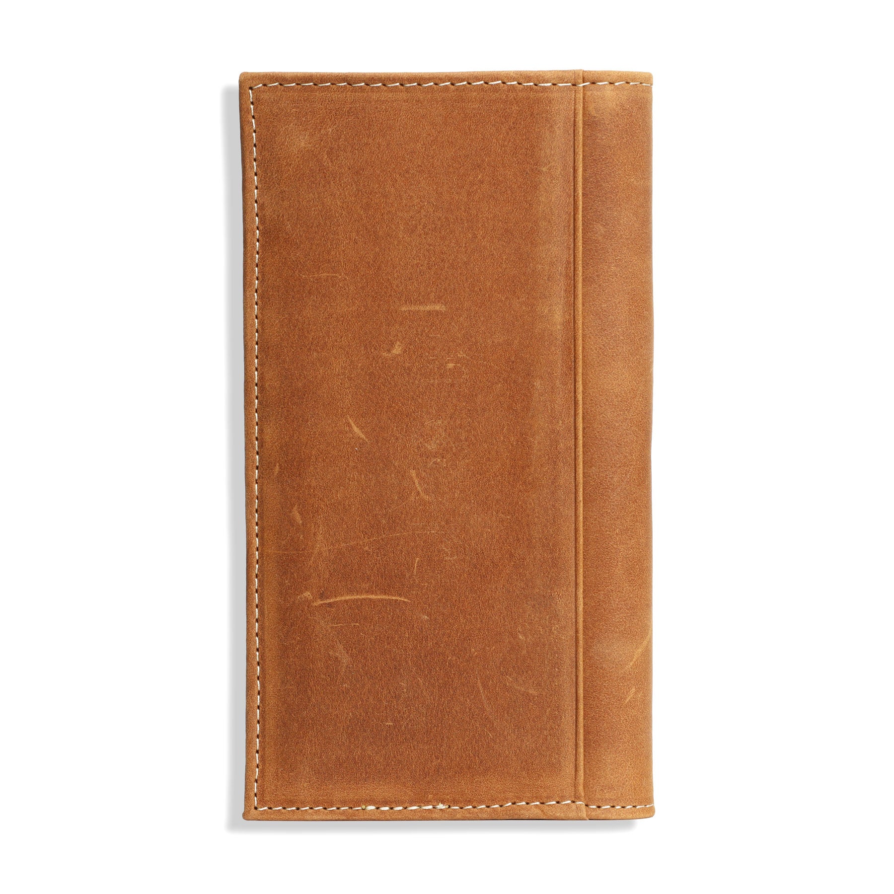 Ariat Medium Brown Vertical Debossed Rodeo Wallet