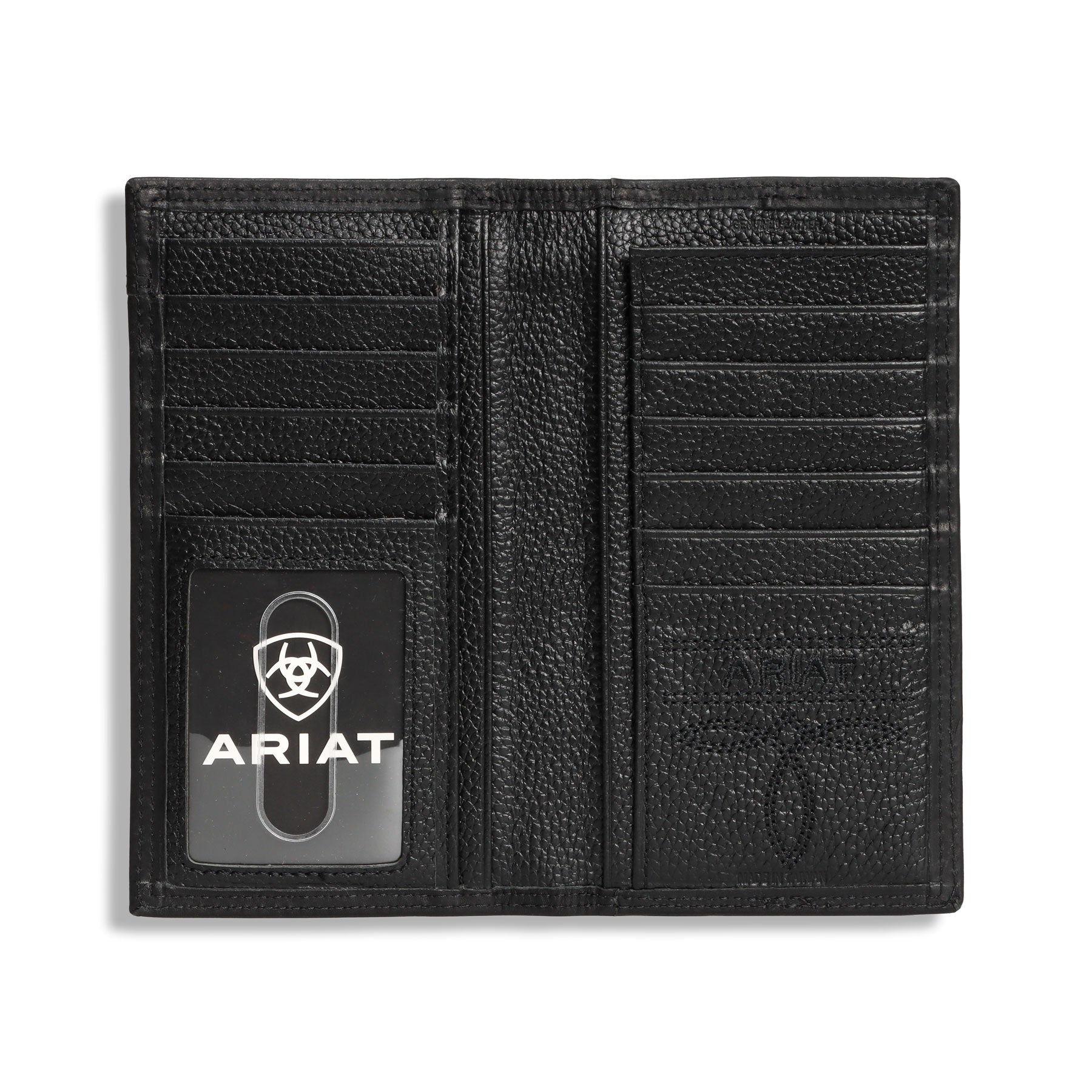 Ariat Black Center Bump Rodeo Wallet