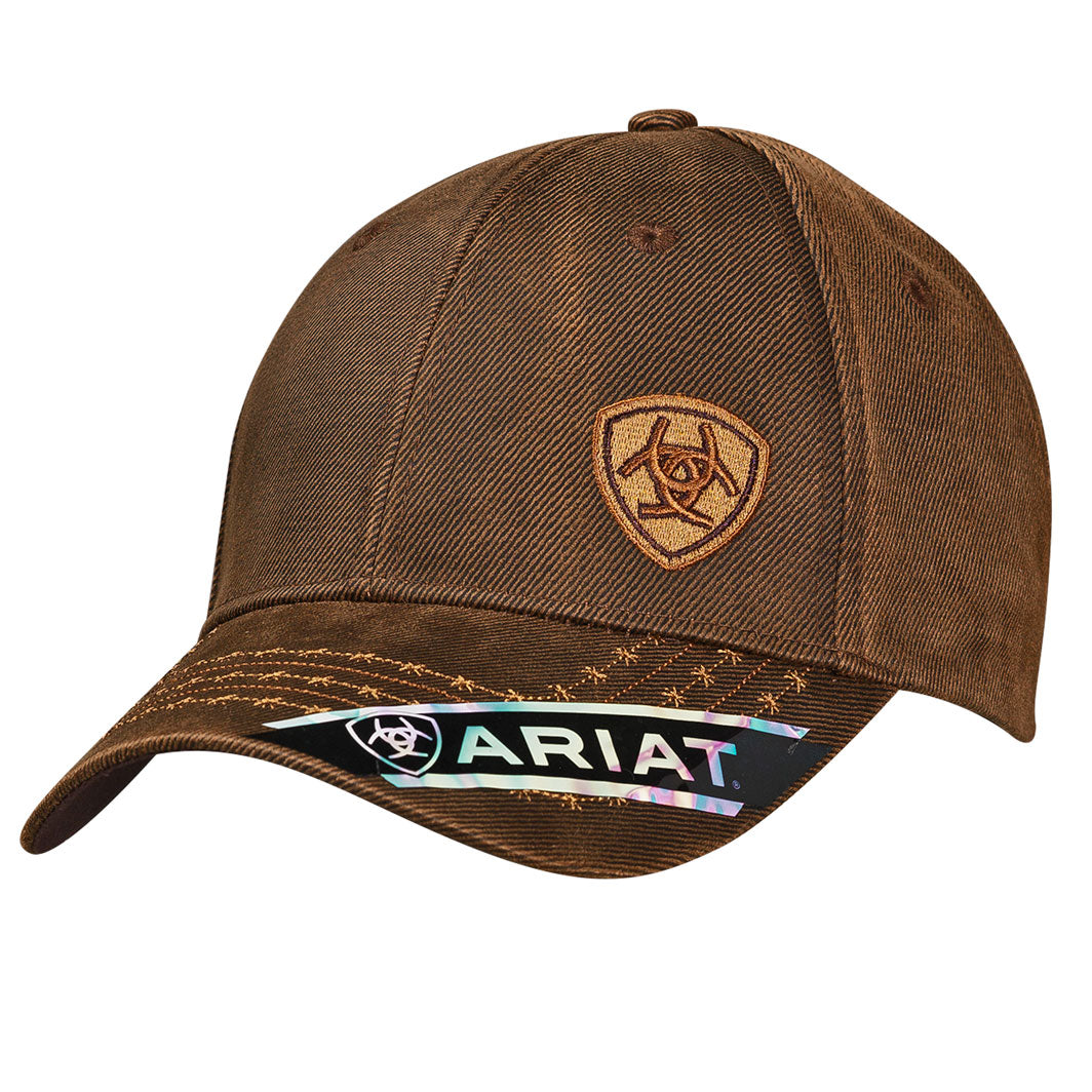 Ariat Oilskin Brown Offset Cap