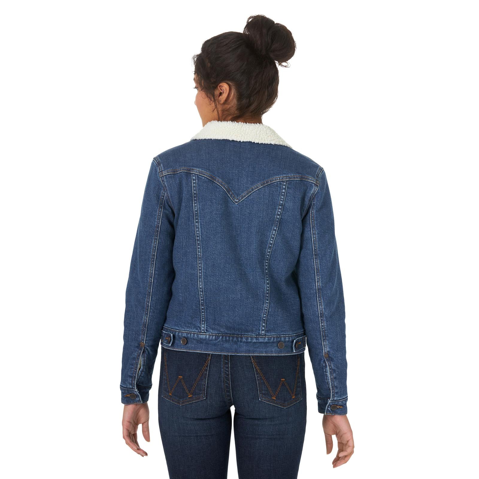 Wrangler® Retro® Women's Sherpa Lined Denim Jacket
