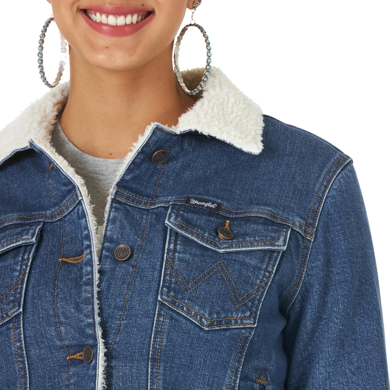 Wrangler® Retro® Women's Sherpa Lined Denim Jacket