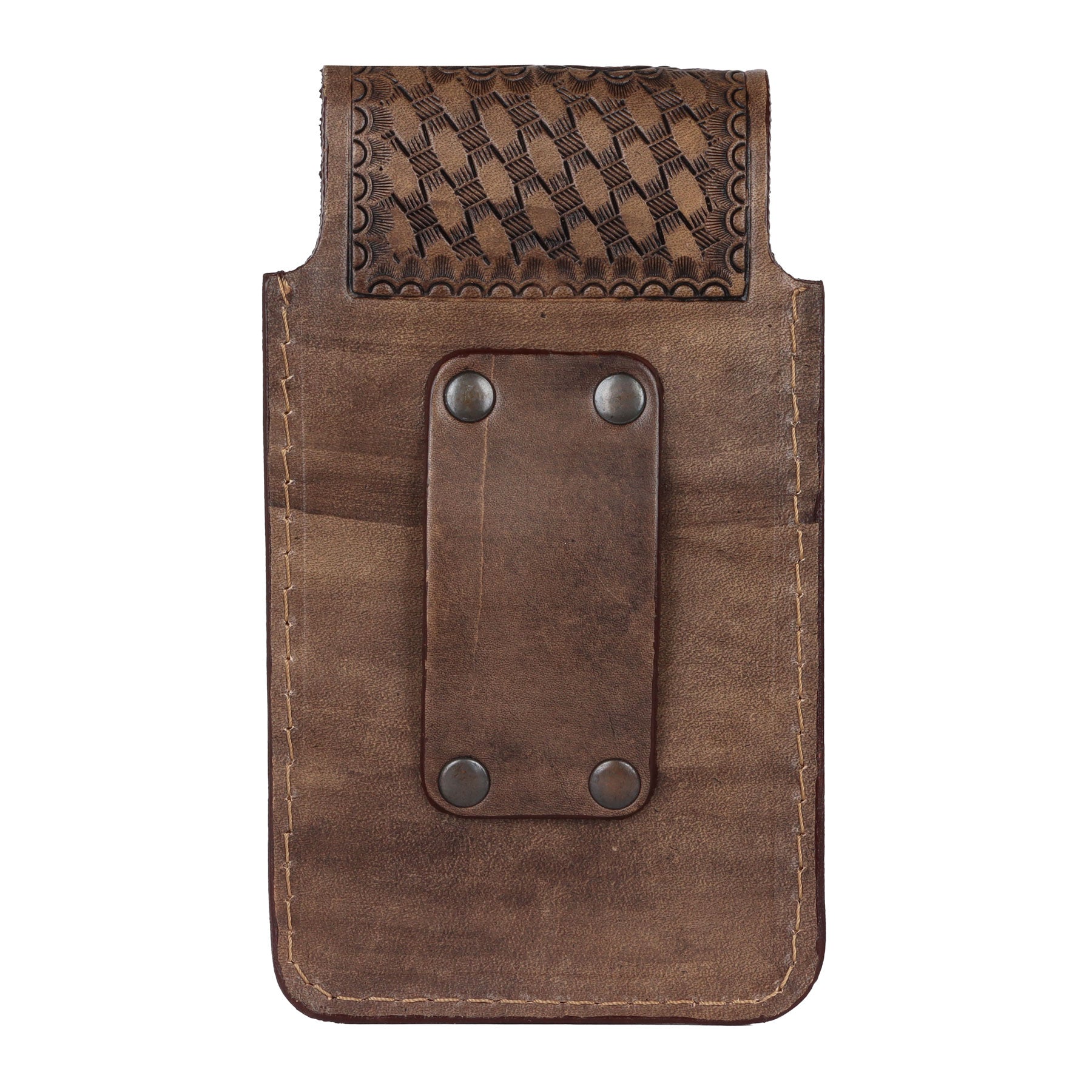 Tombstone Grey Tooled Floral Phone Case