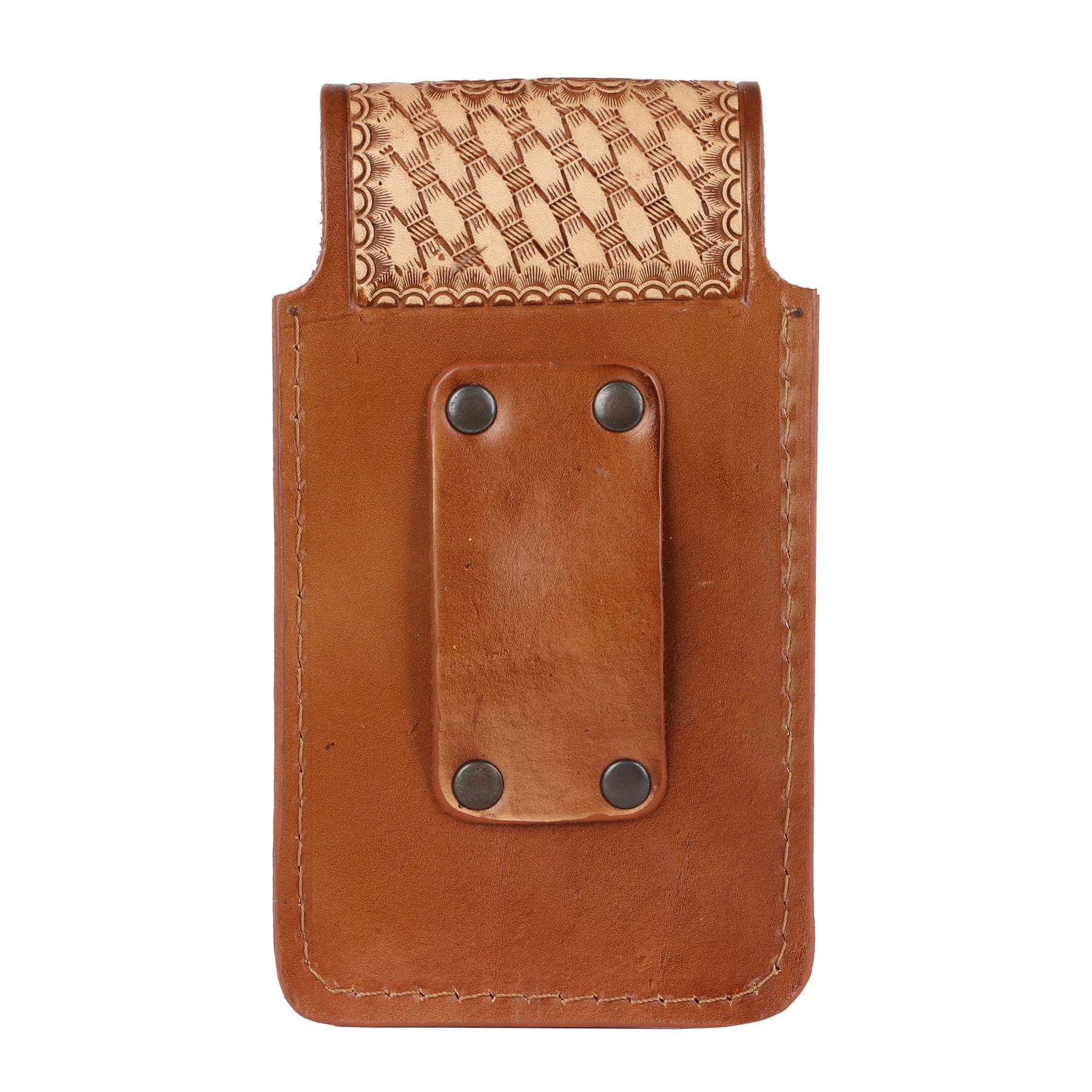 Tombstone Tan Tooled Floral Phone Case