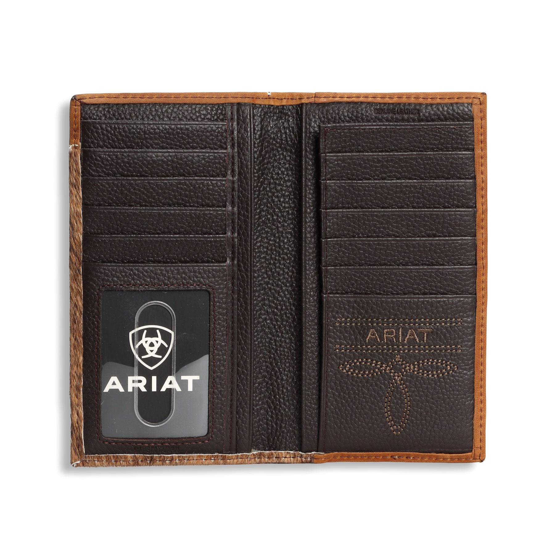 Ariat Calf Hair Mexican Eagle Rodeo Wallet