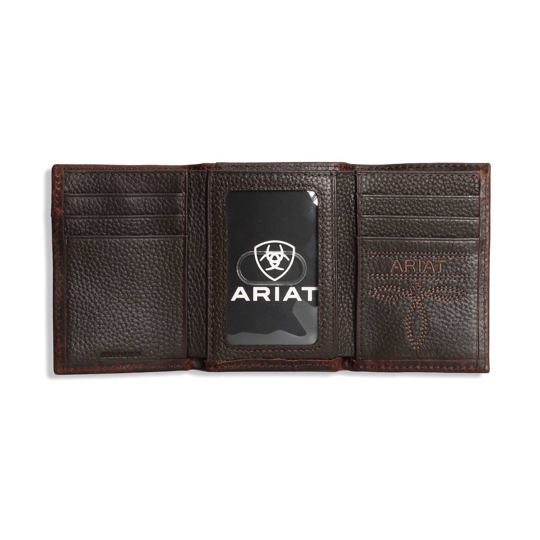 Ariat Rowdy Brown Mexico Trifold Wallet