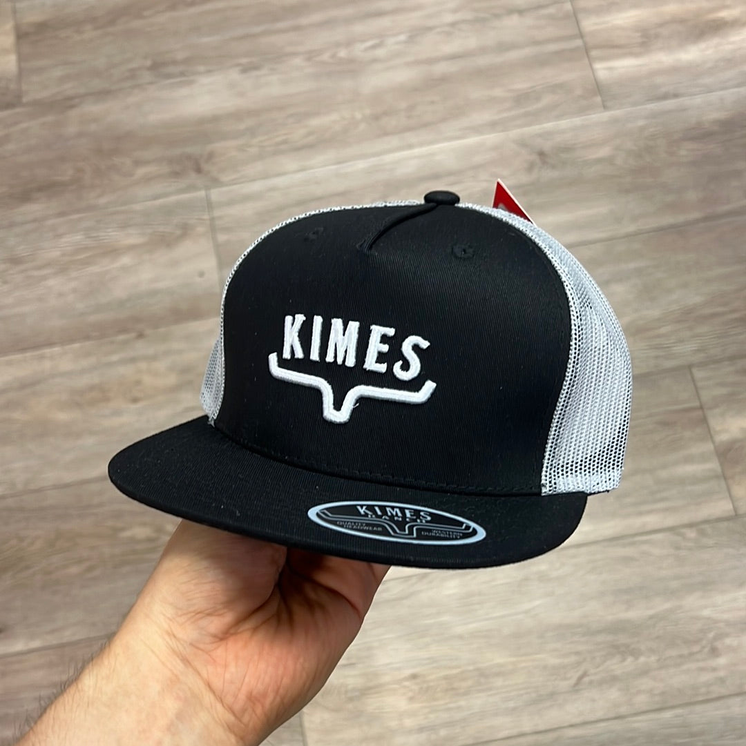 Kimes Ranch Black & Silver Huxton Trucker Cap