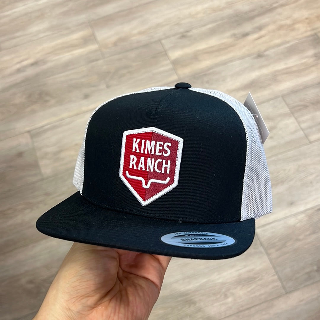Kimes Ranch Black & Silver Jack Trucker Cap