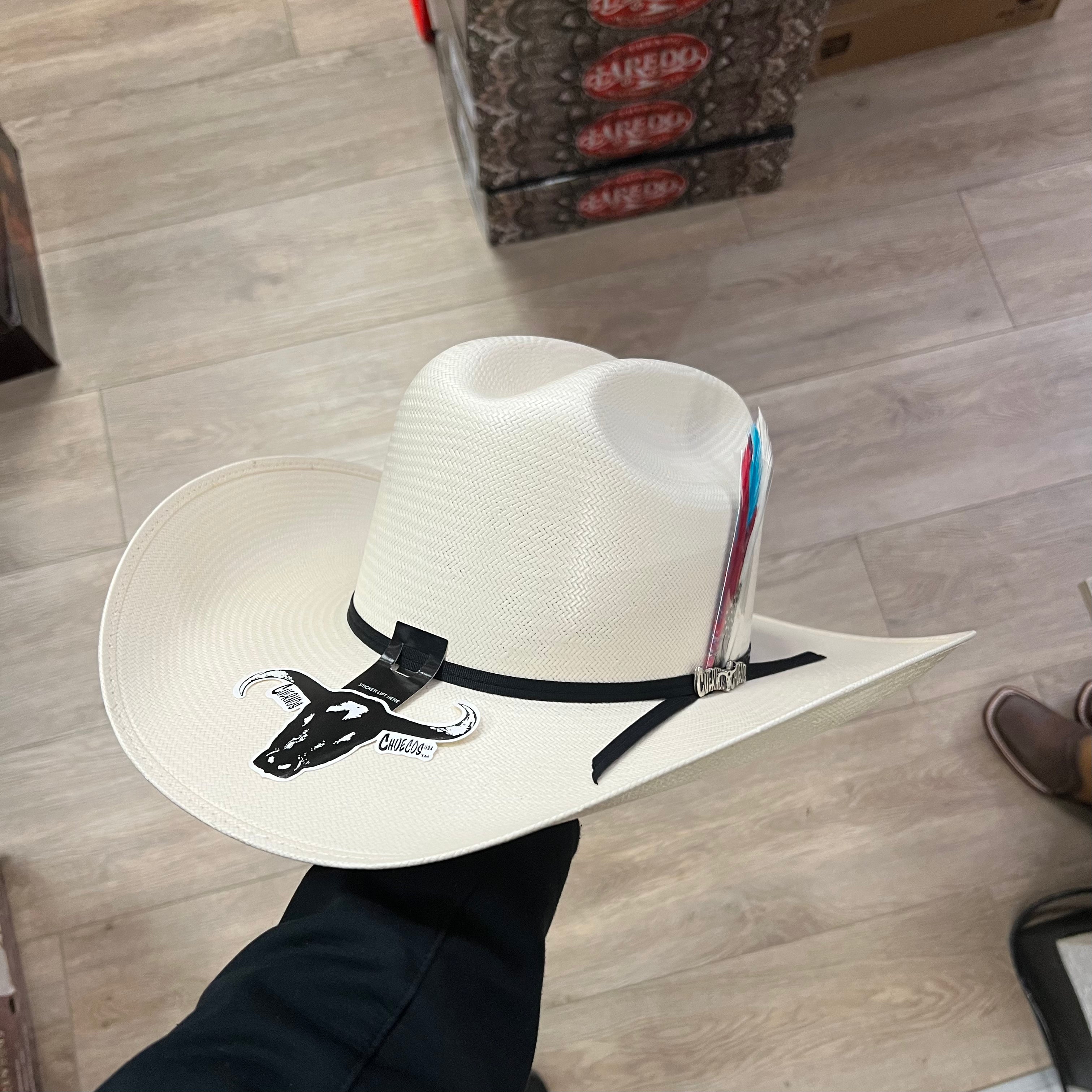 Cuernos Chuecos 100X George Straw Hat