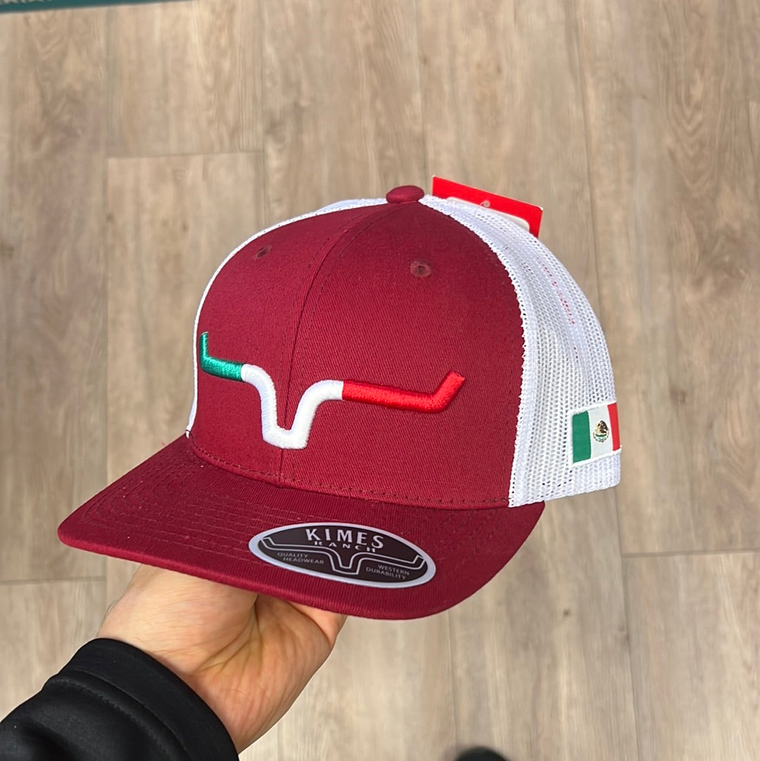 Kimes Ranch Semana Trucker Dark Red Cap