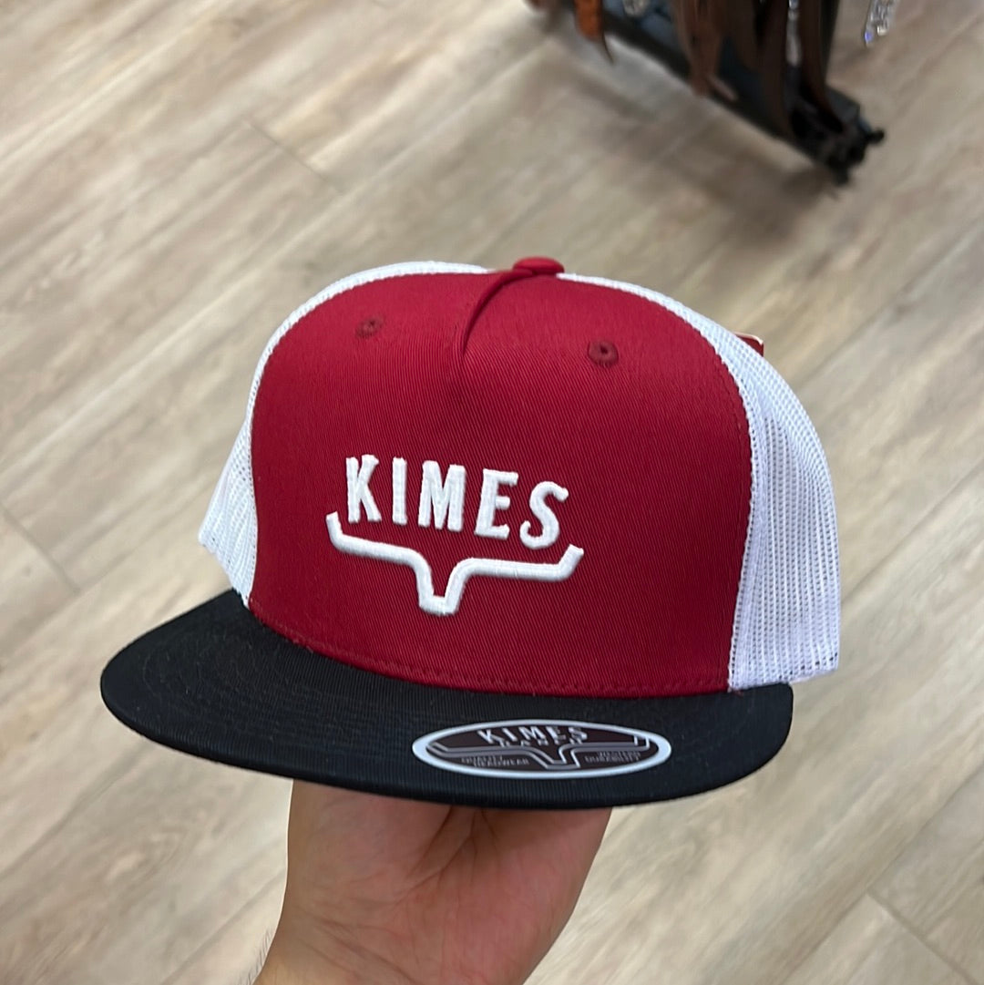 Kimes Ranch Dark Red Huxton Trucker Cap