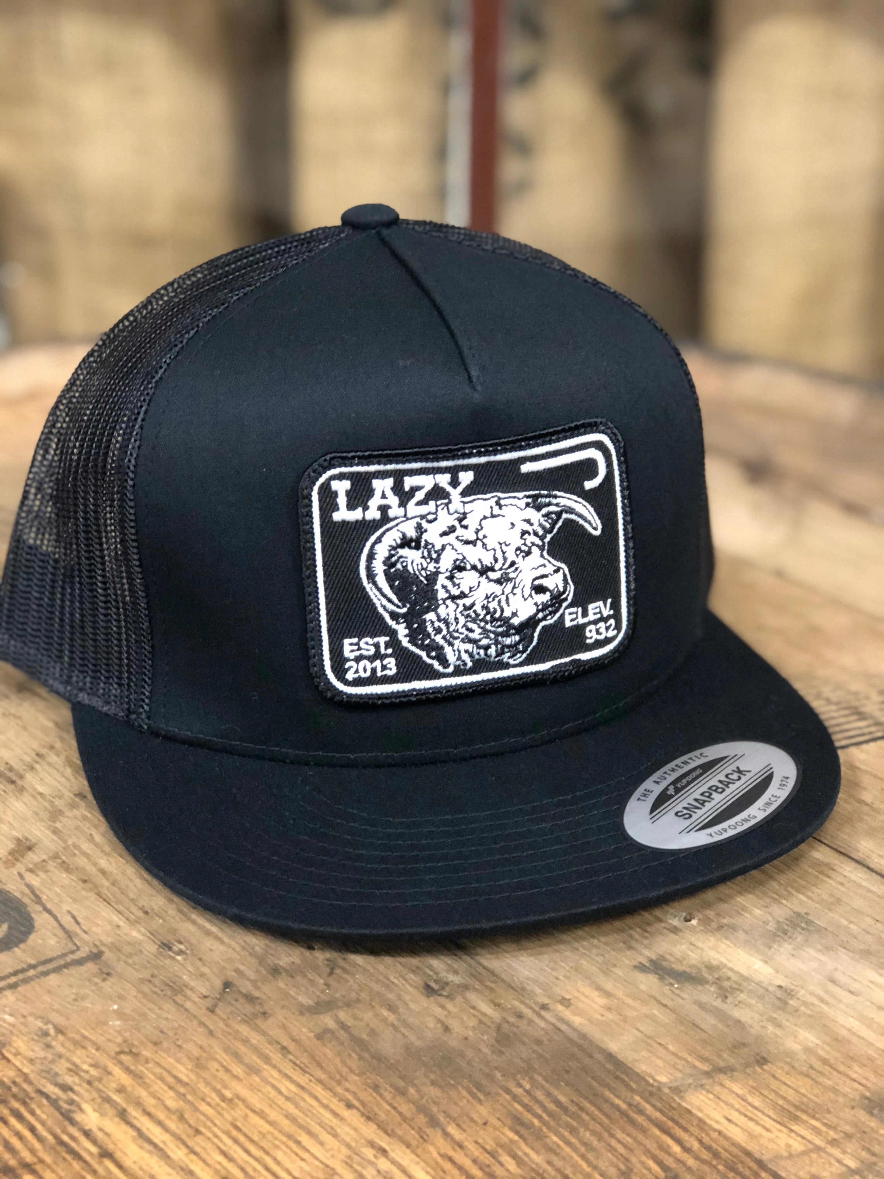Lazy J Ranch Wear Black & Black Elevation Cap