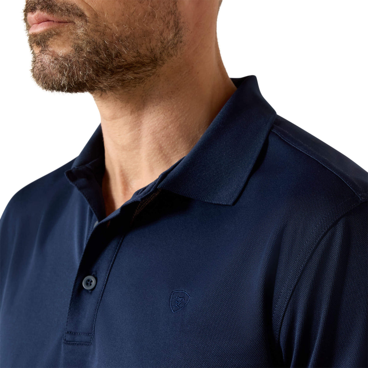 Ariat Navy TEK Short Sleeve Polo
