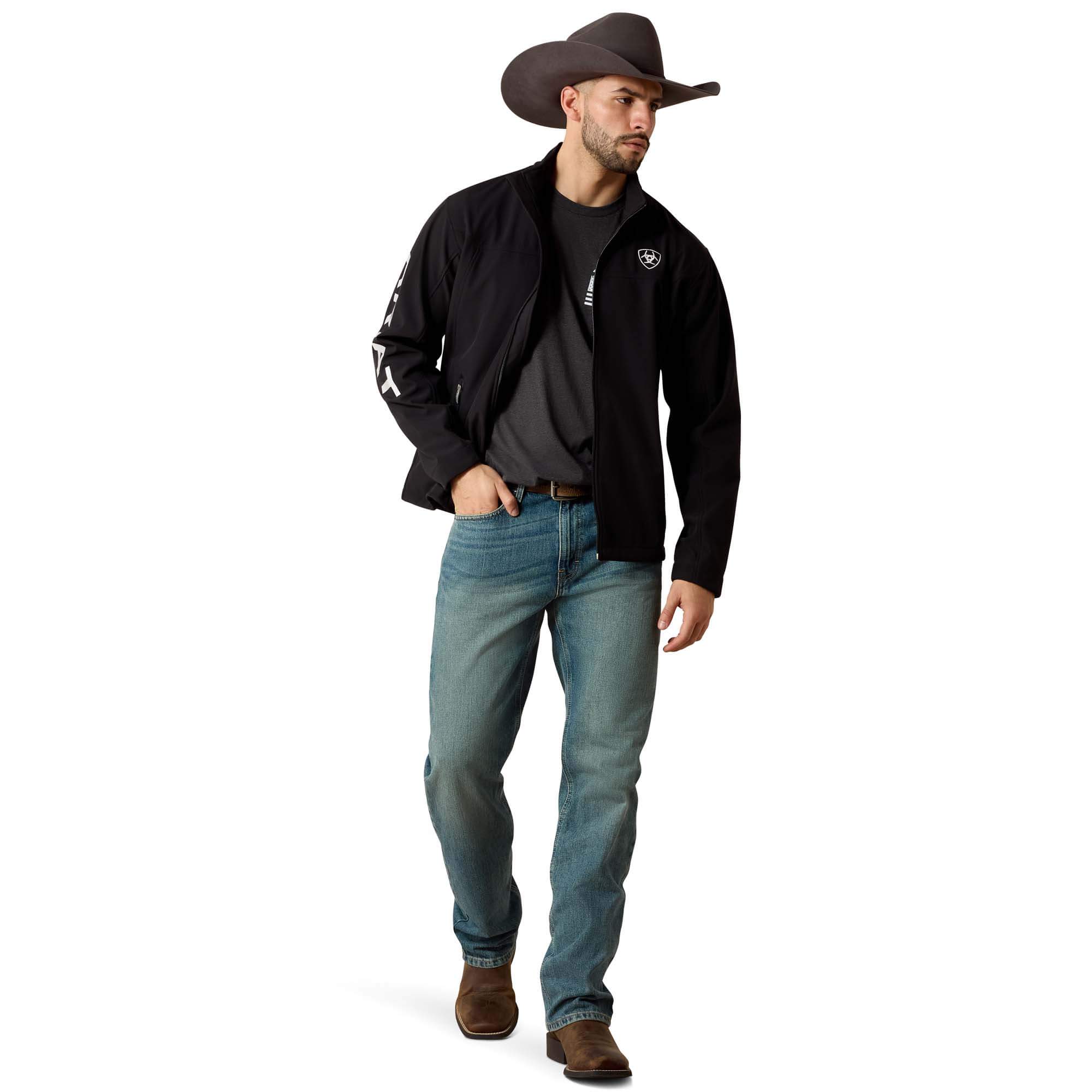 Ariat Black New Team Softshell Jacket