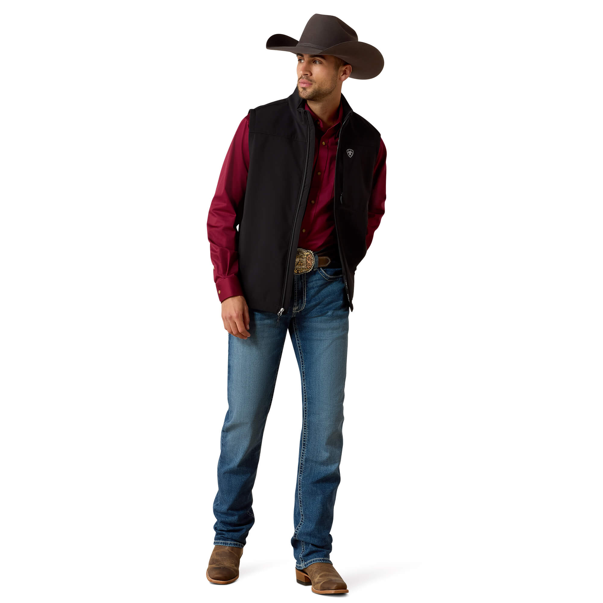 Ariat Black Vernon 2.0 Softshell Vest