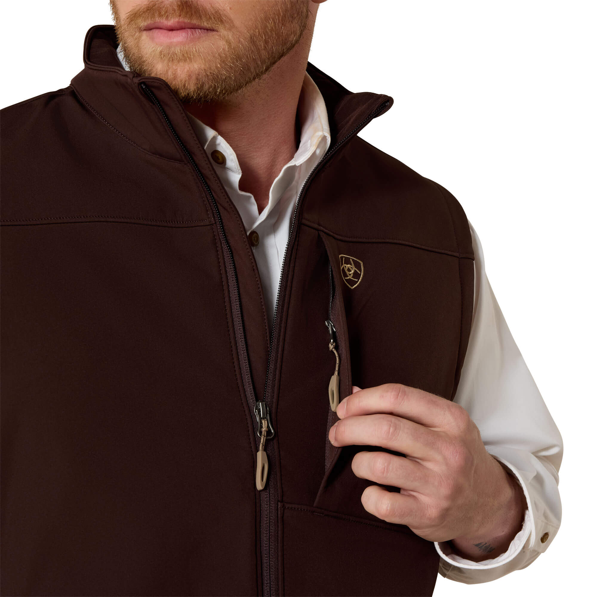 Ariat Coffee Bean Vernon 2.0 Softshell Vest