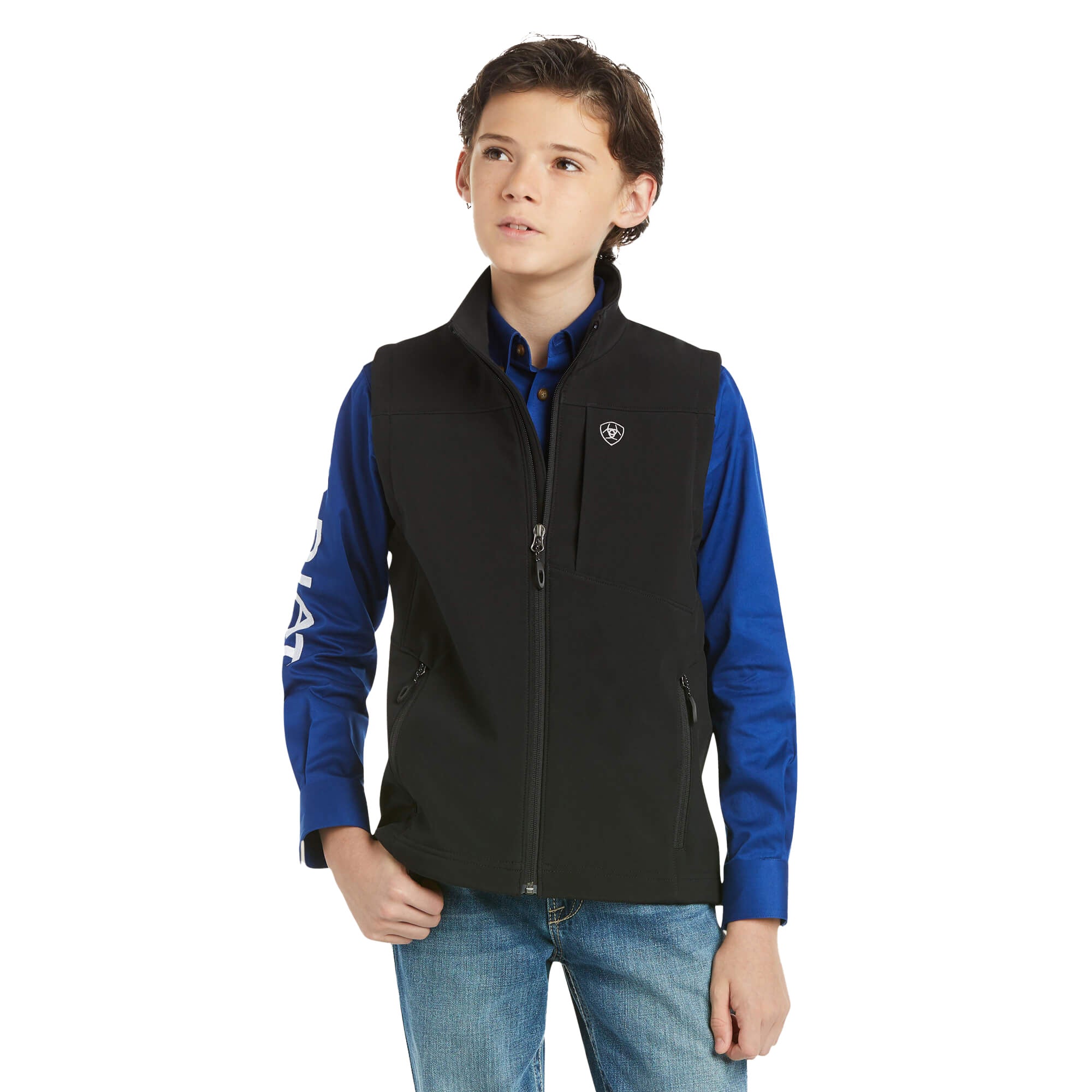 Ariat Kids Black Vernon 2.0 Softshell Vest