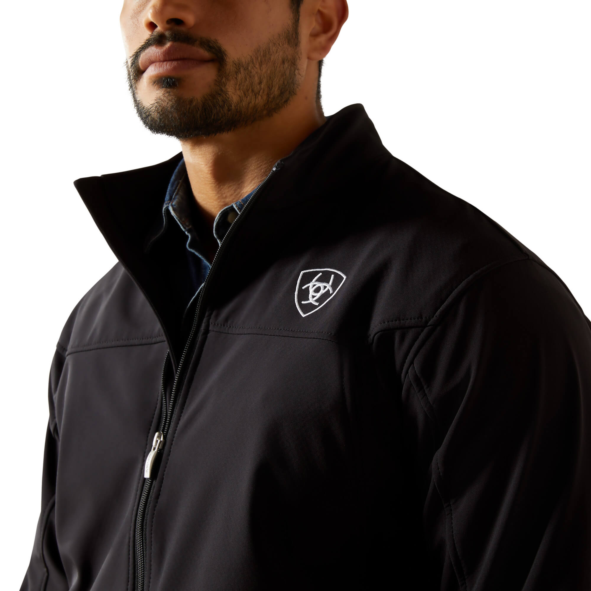 Ariat Black New Team Softshell MEXICO Jacket