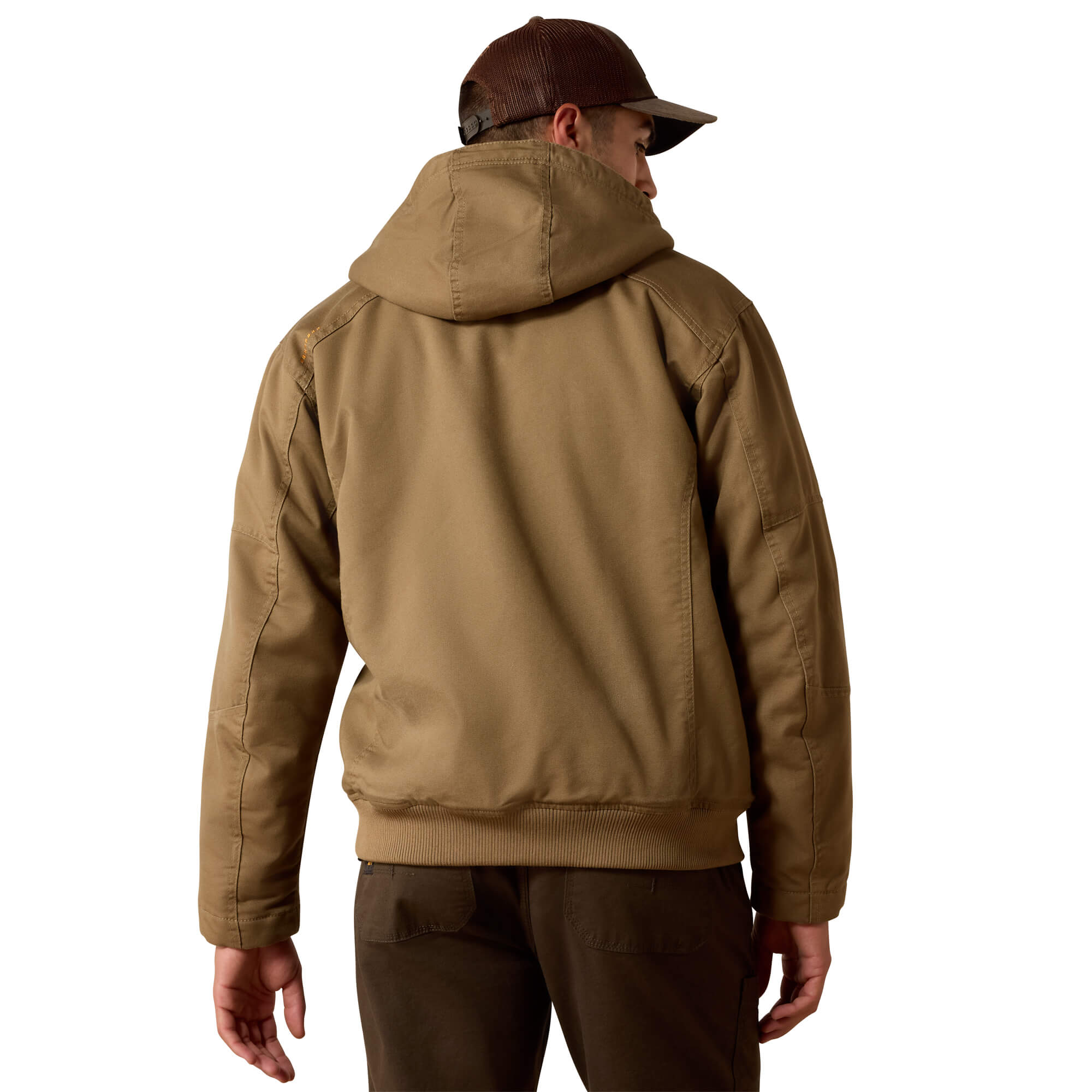 Ariat Khaki Rebar DuraCanvas Sherpa Jacket