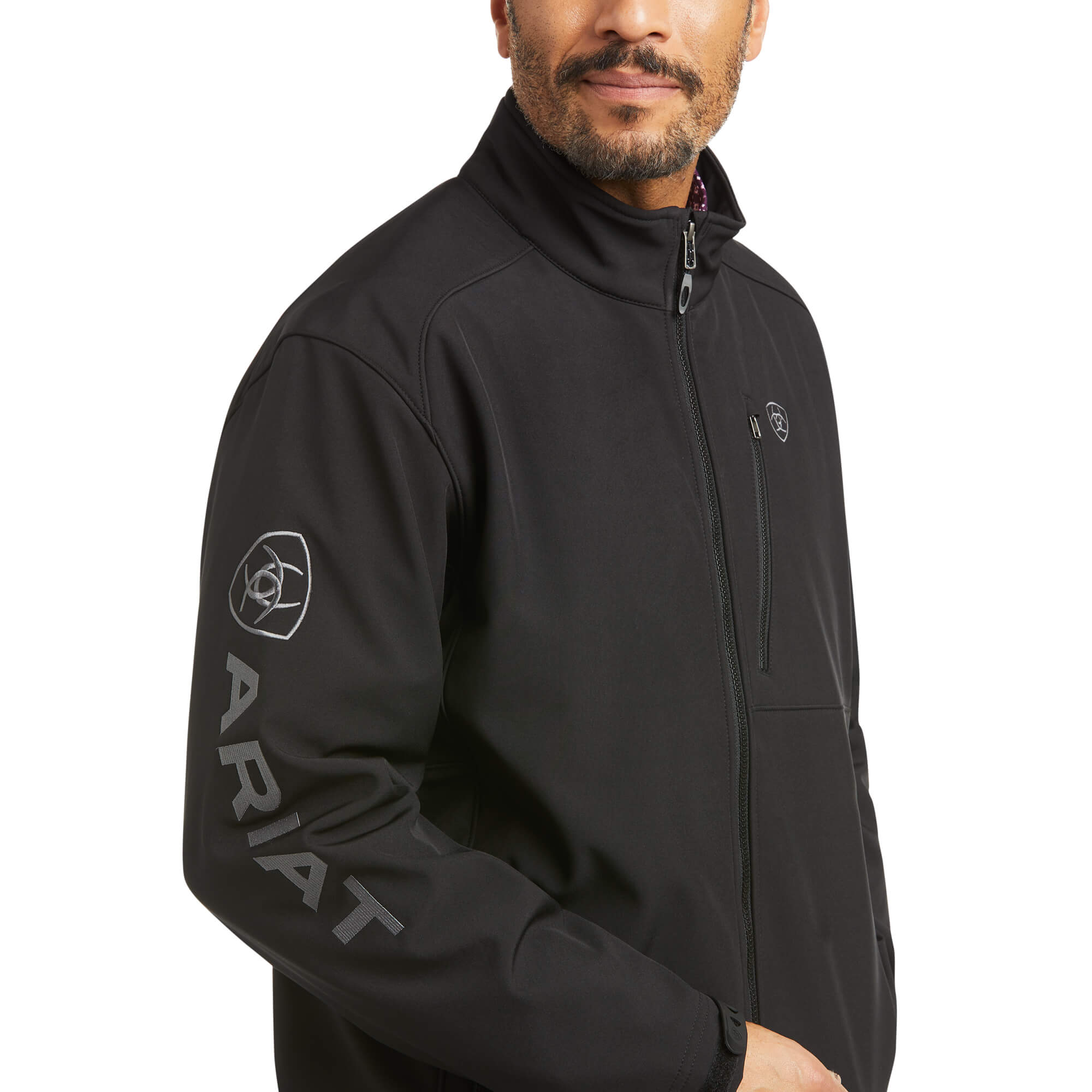 Ariat Black Logo 2.0 Patriot Softshell Jacket