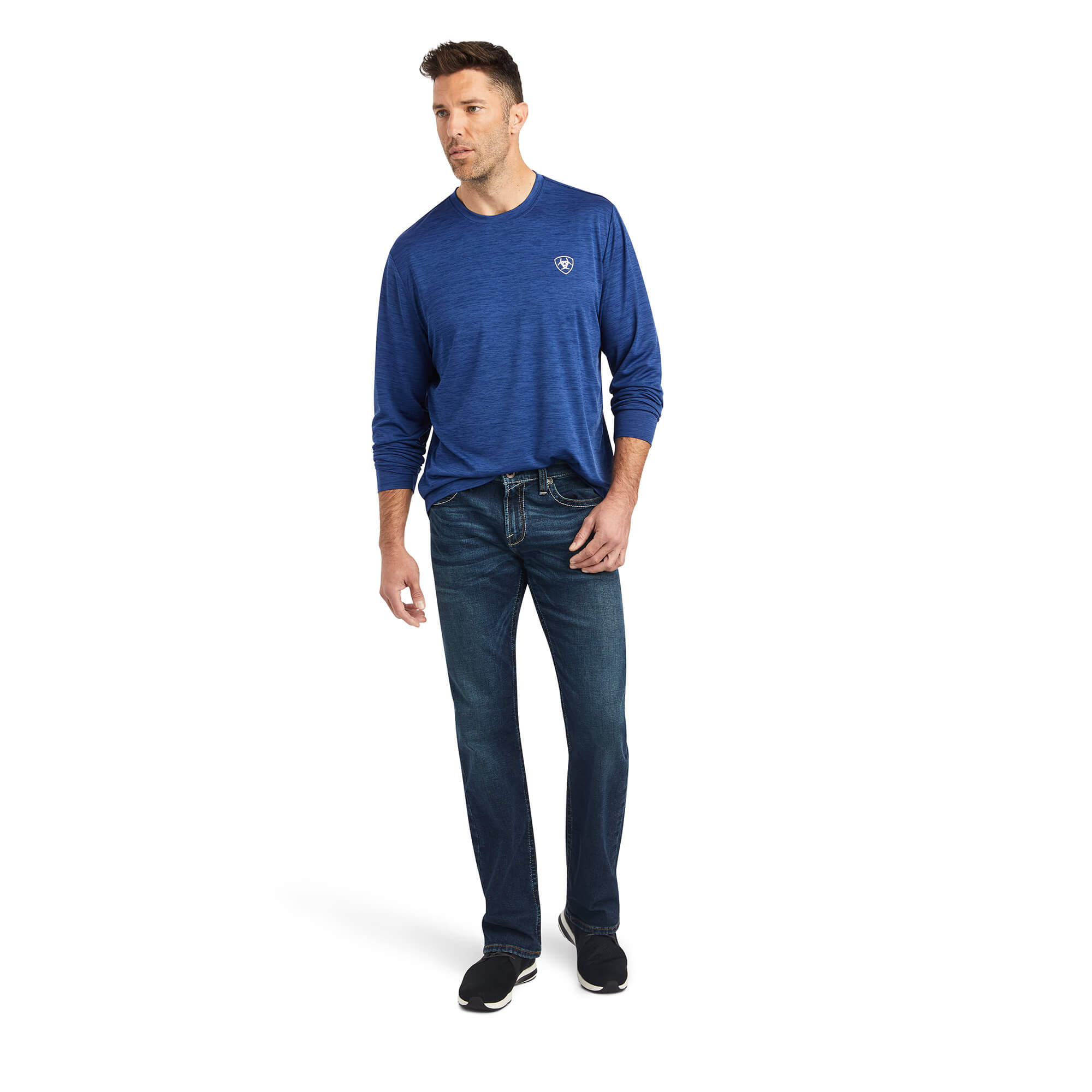 Ariat Blue Depth Charger 93 Liberty Long Sleeve T-Shirt