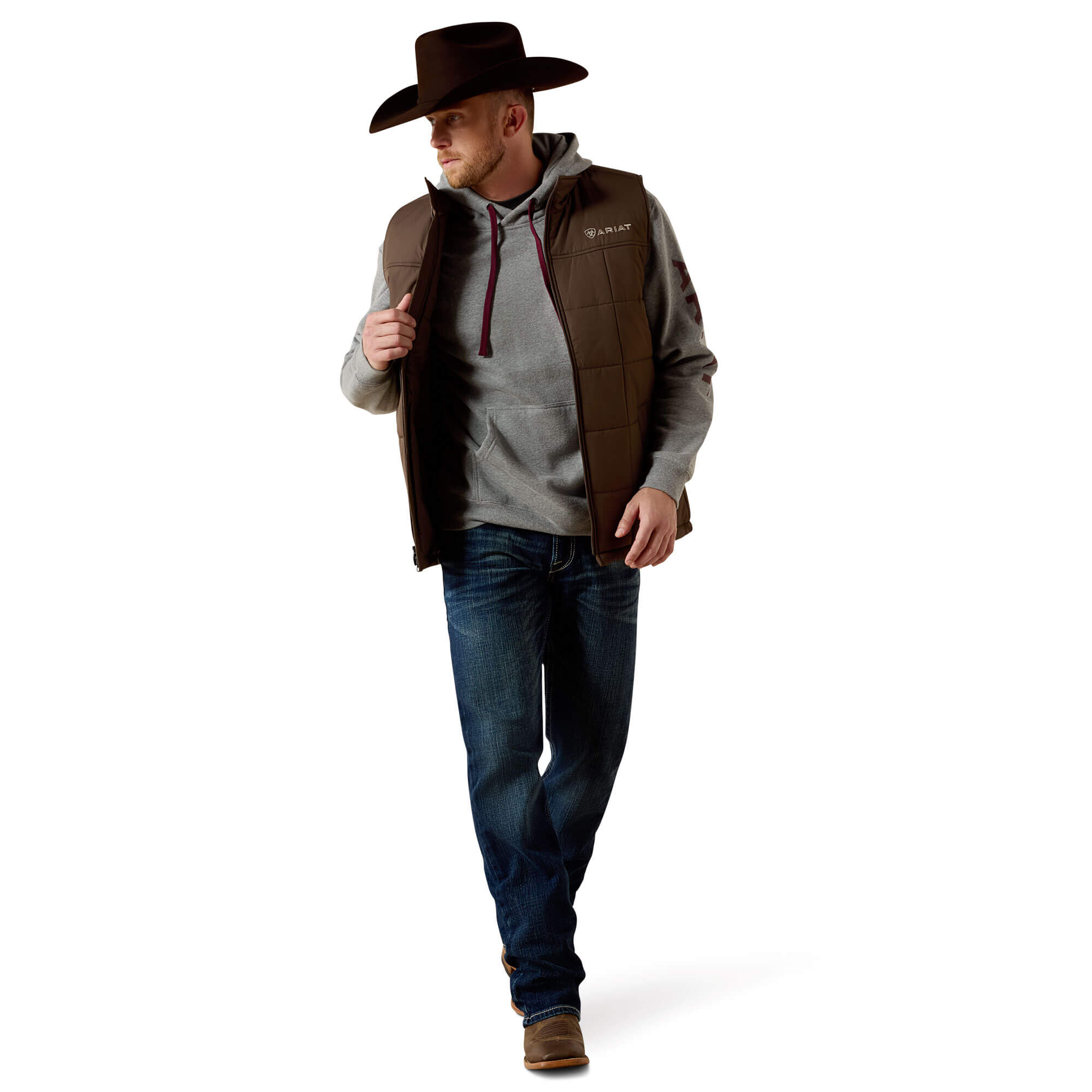 Ariat Banyan Bark Crius Insulated Vest