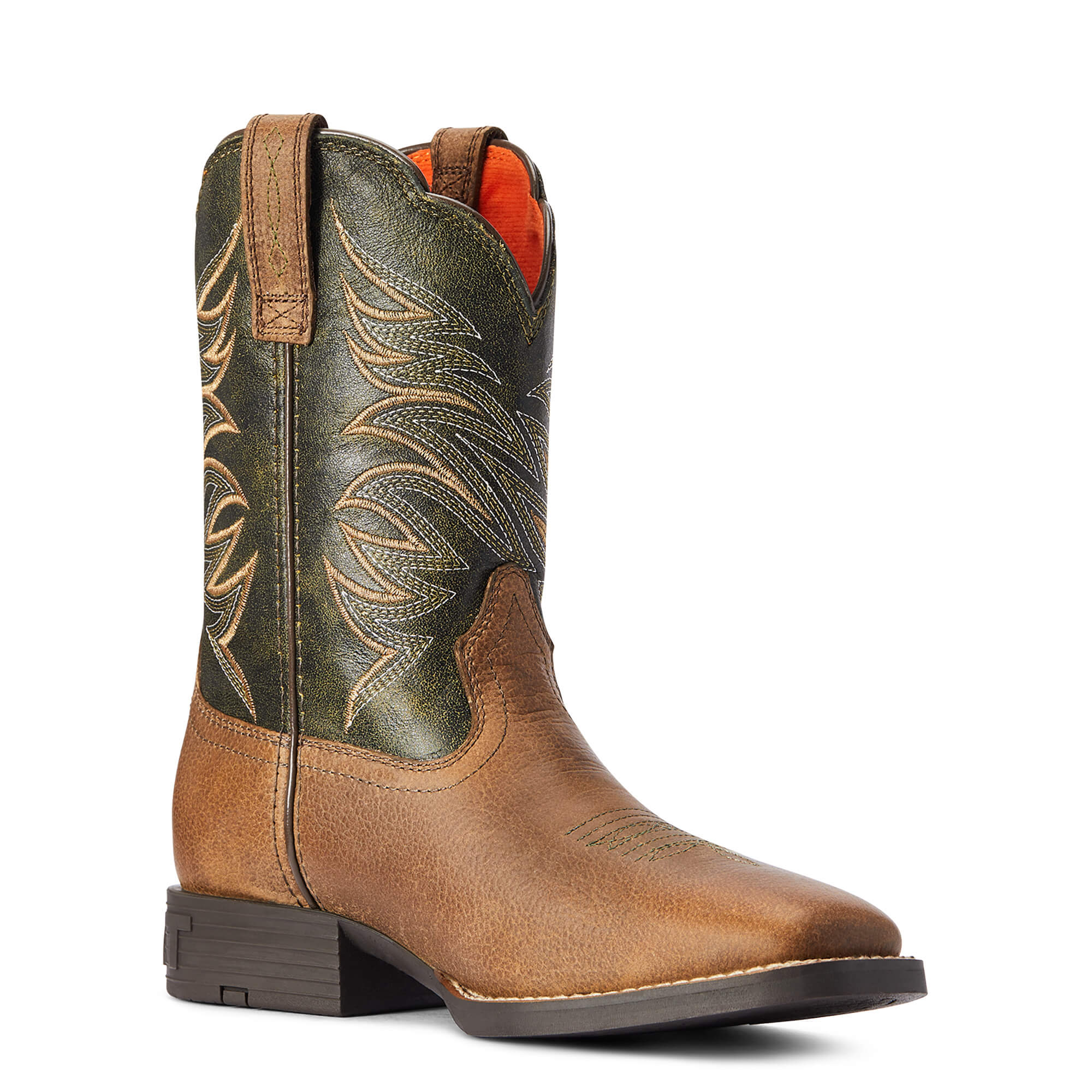 Ariat Youth Distressed Brown Firecatcher Western Boot
