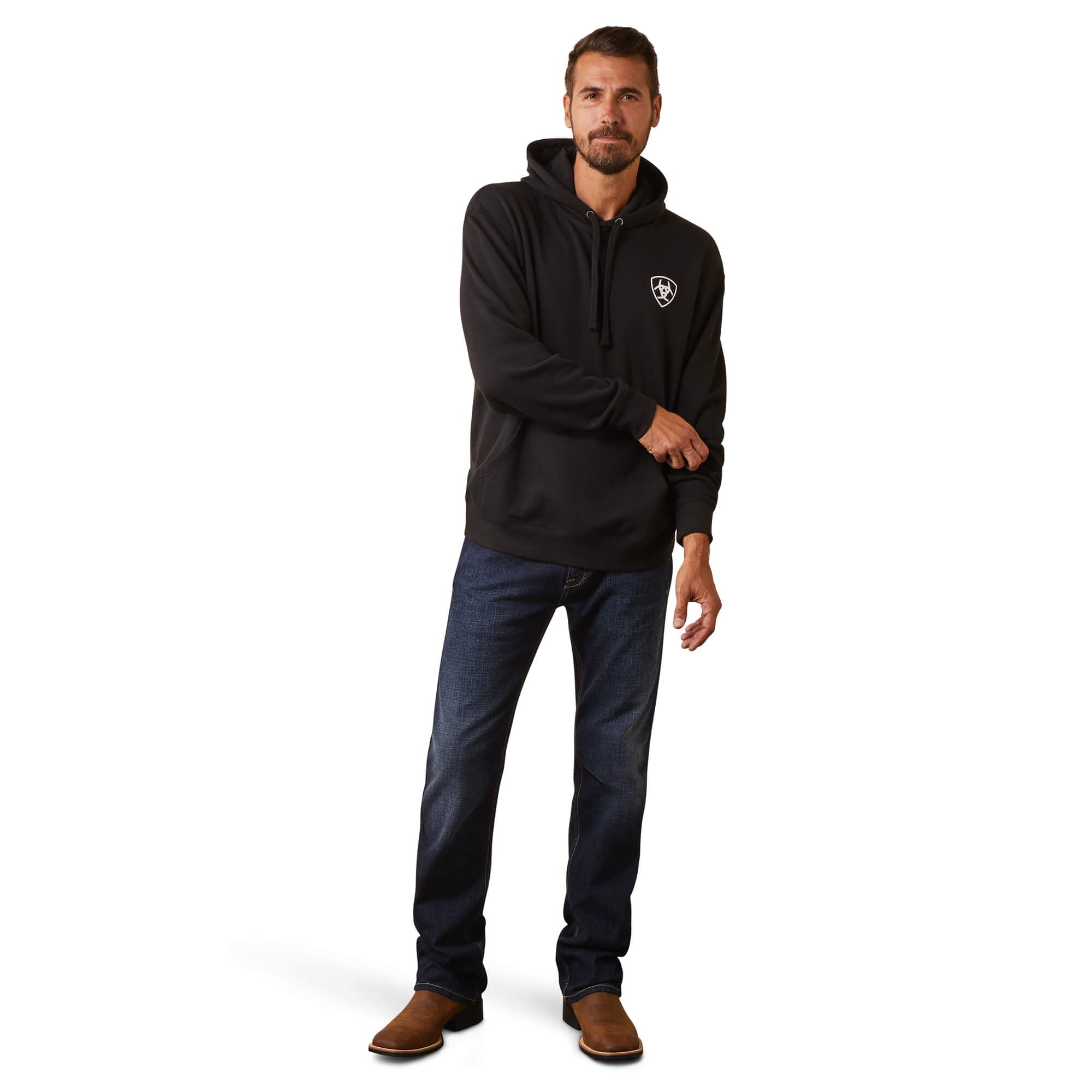 Ariat Black Shield Mexico Hoodie