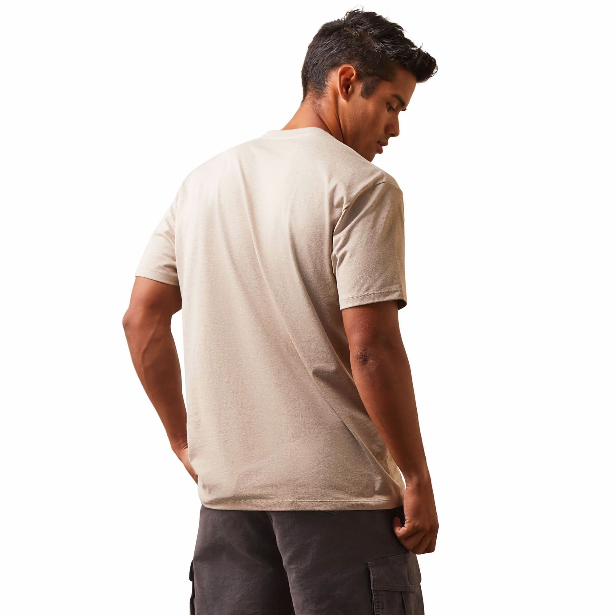 Ariat Oatmeal Heather Geo Fill T-Shirt