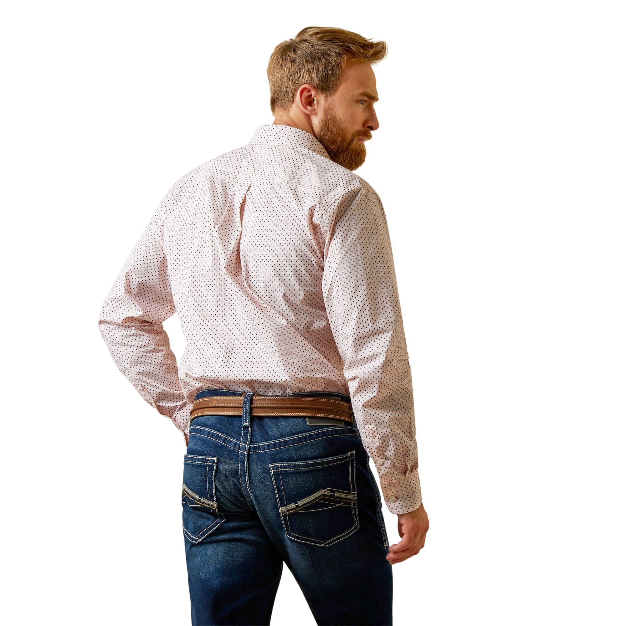 Ariat Peach Oz Fitted Long Sleeve Shirt