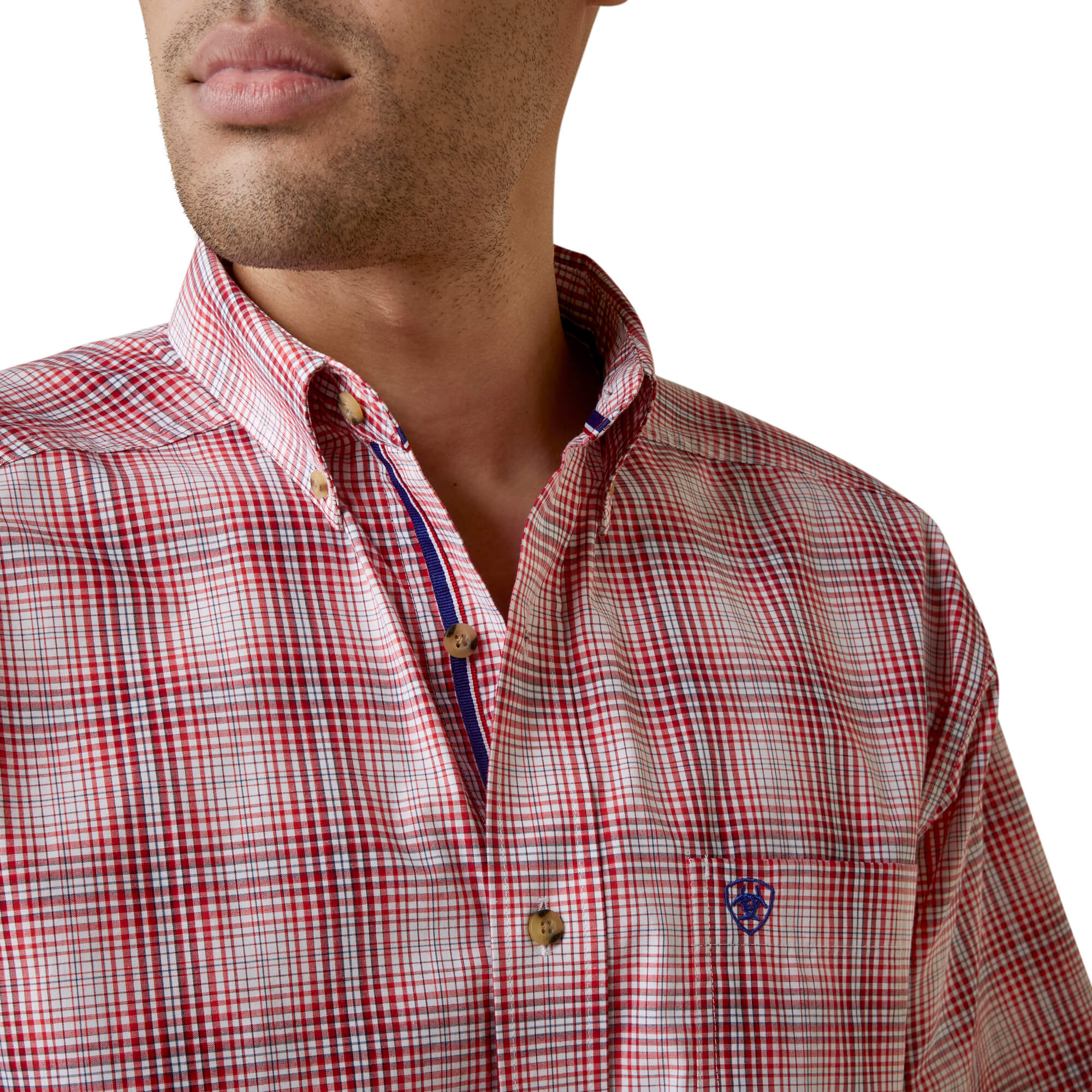 Ariat Red Pro Series Jermaine Classic Fit Shirt