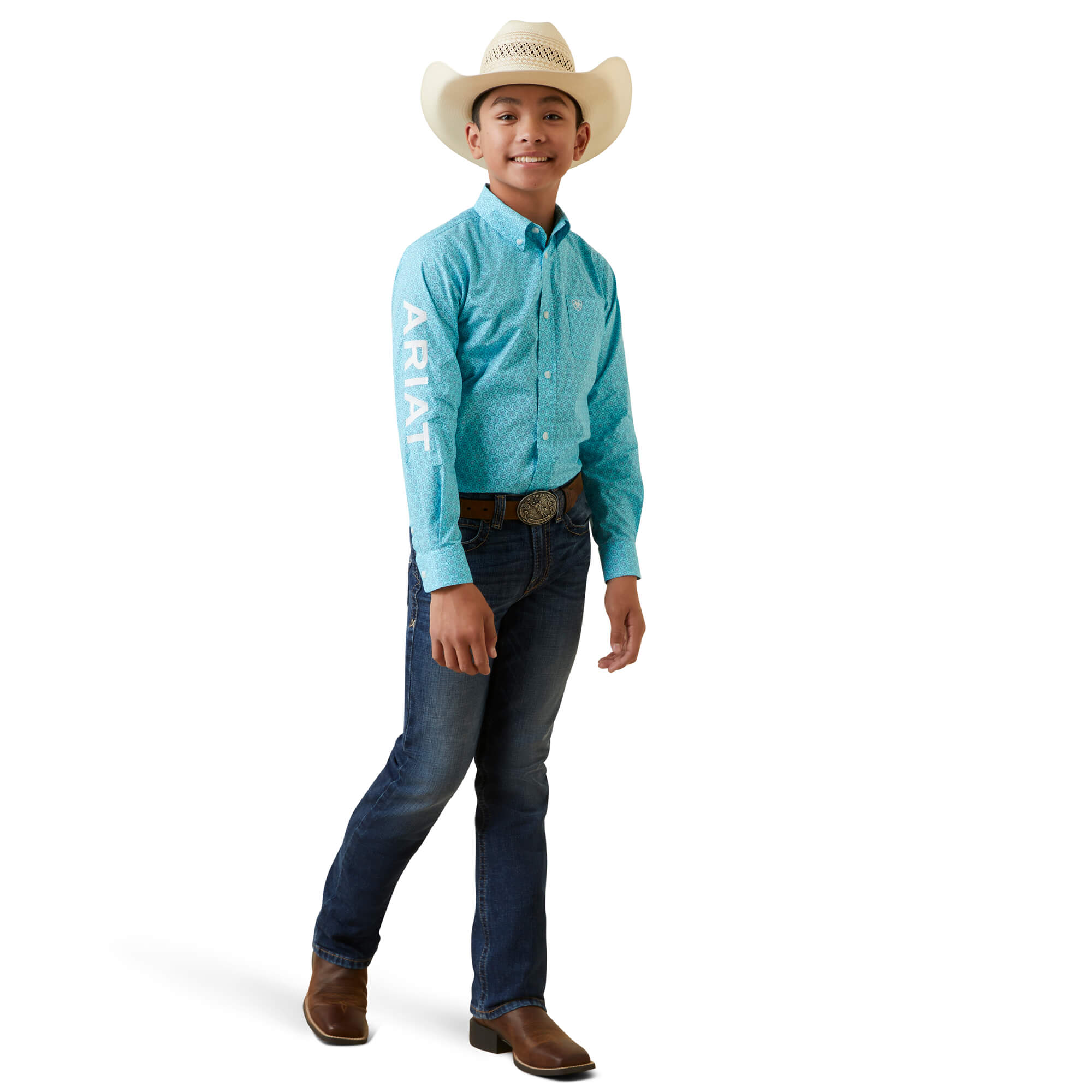 Ariat Kids' Gulf Stream Team Caiden Classic Fit Shirt