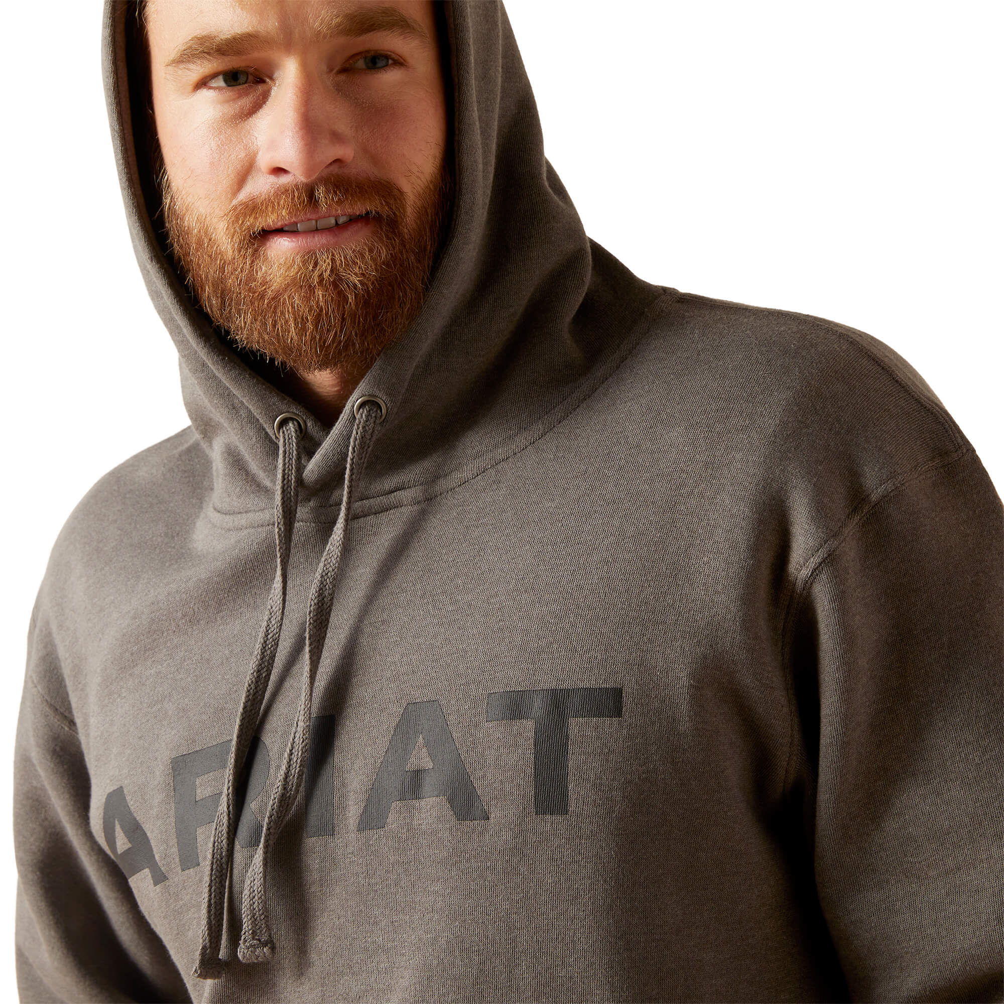 Ariat Grey Heather Logo Hoodie