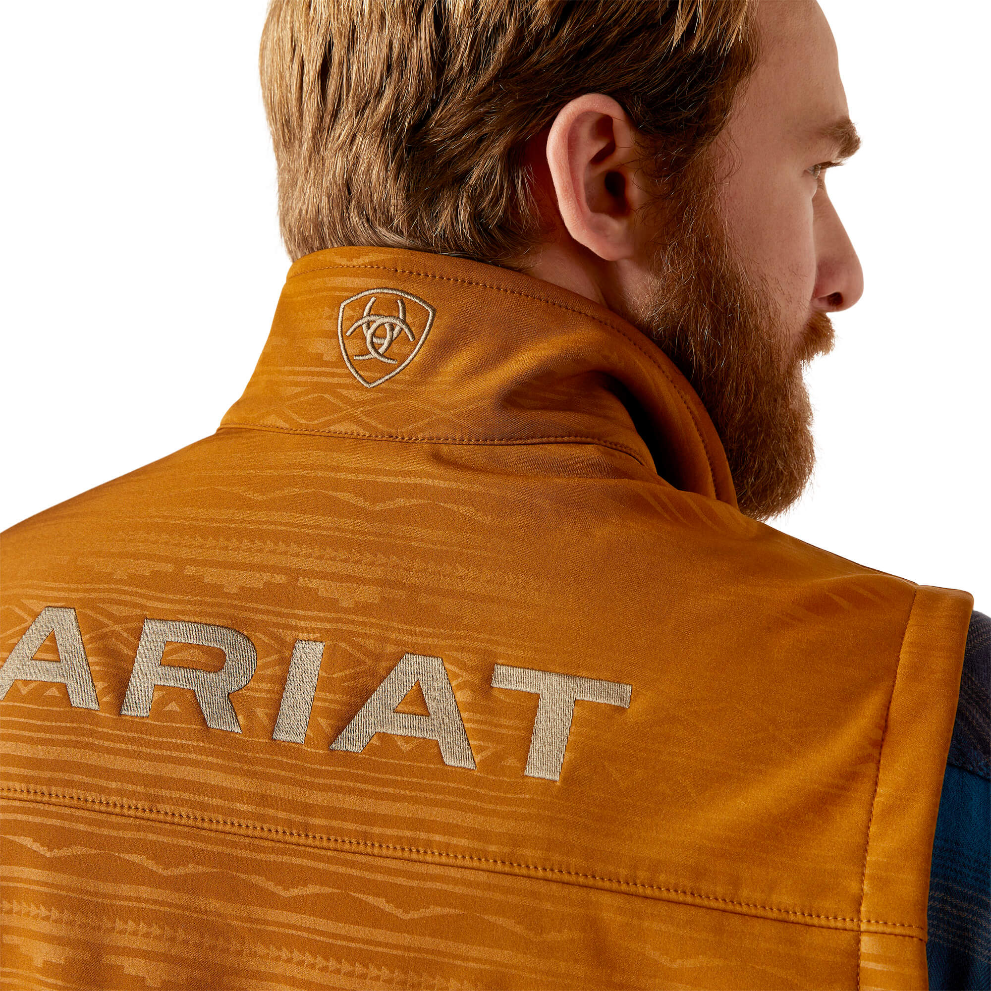 Ariat Chestnut Embossed Logo 2.0 Softshell Vest